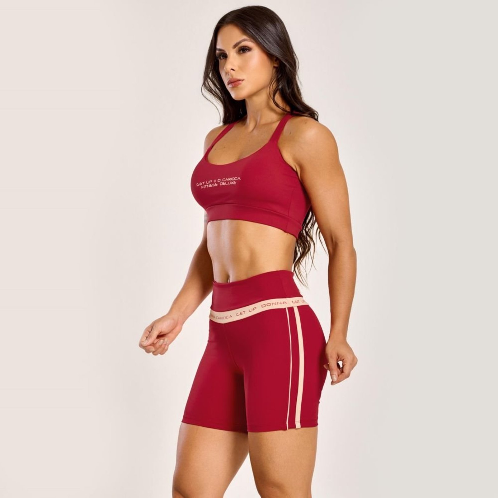 Short Get Up Maçã Vermelha Poliamida Donna Carioca