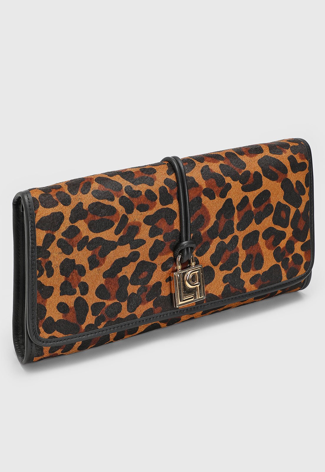 Bolsa Lança Perfume Animal Print Caramelo