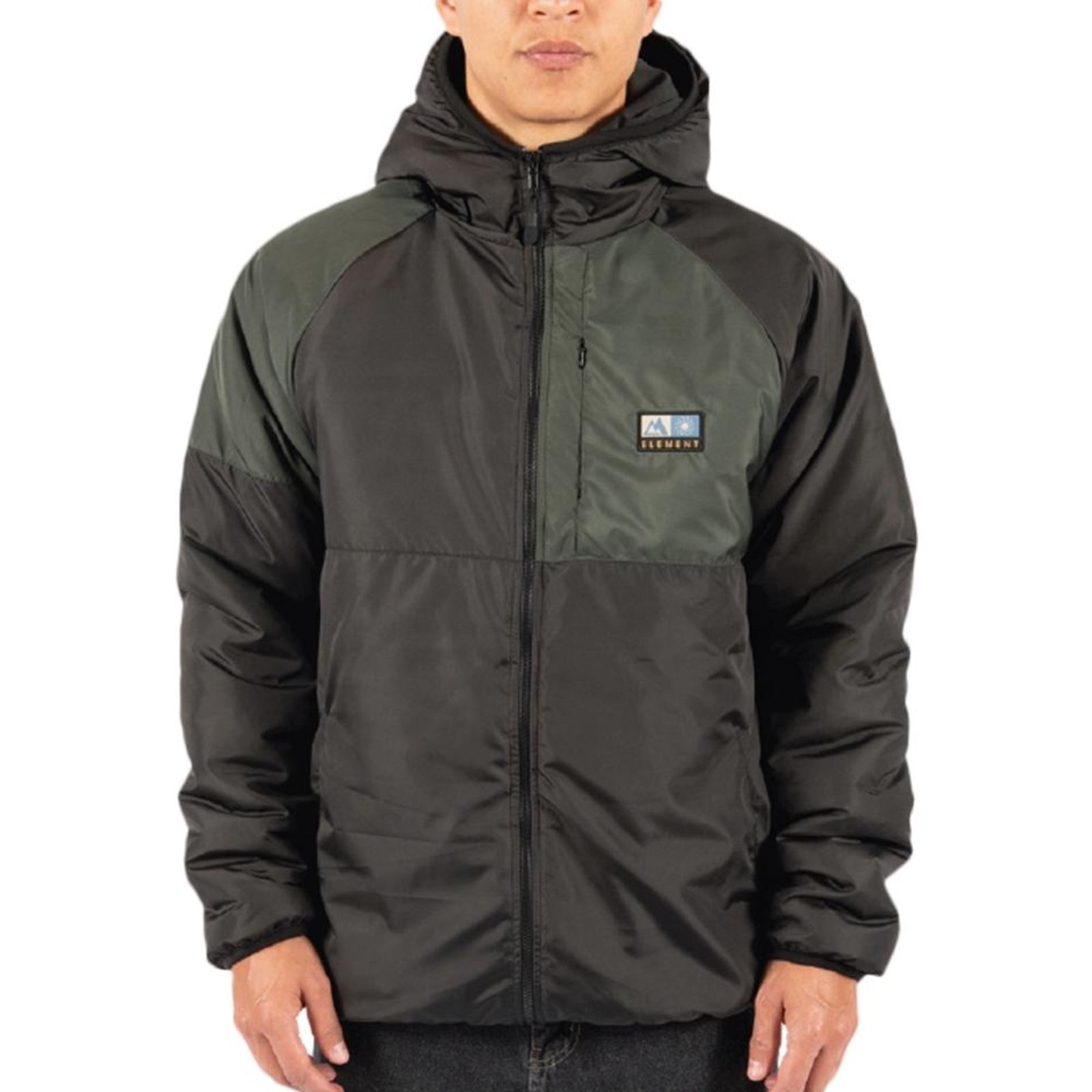 Jaqueta Element Wolfe ZH WT23 Masculina Preto/Verde