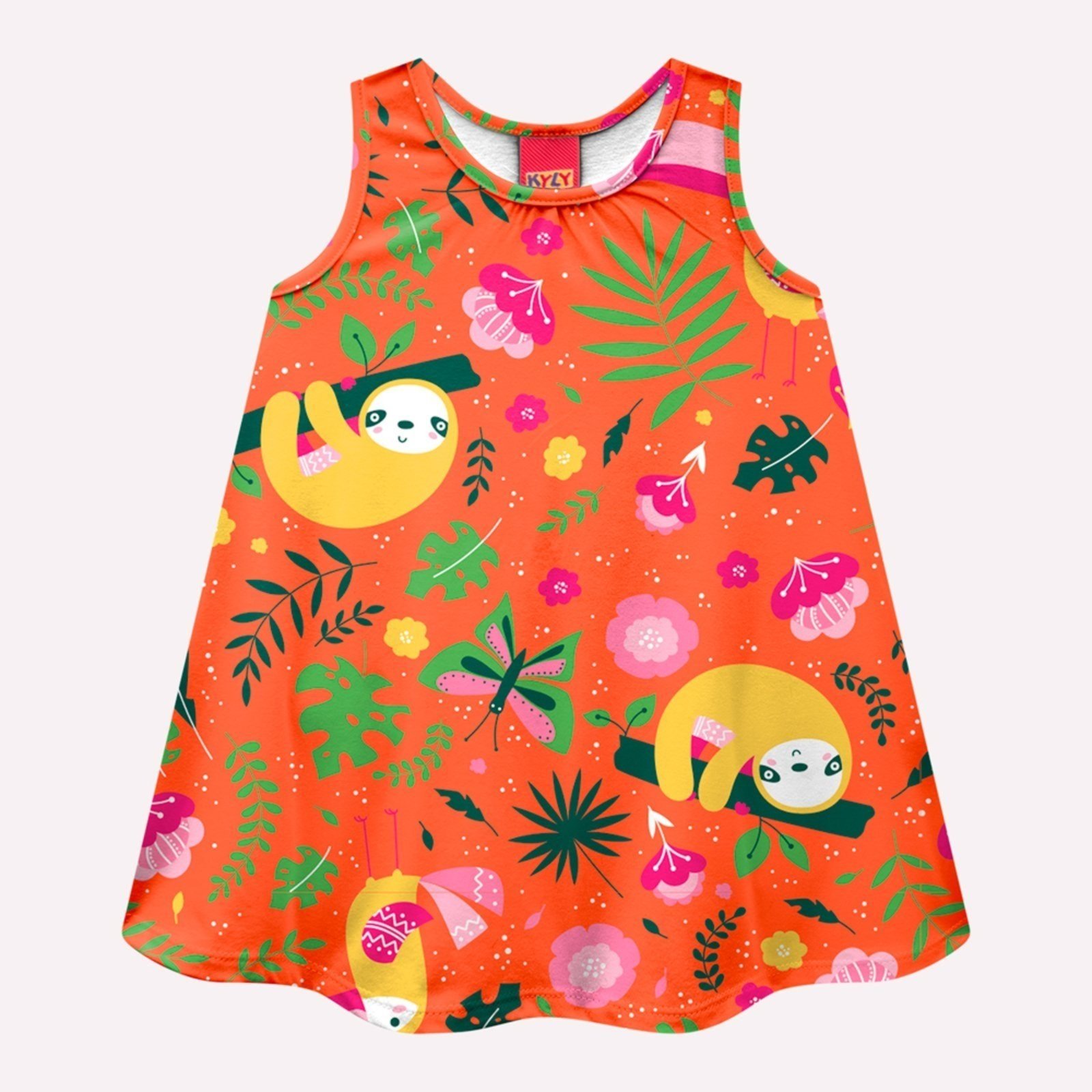 Infantil - Vestido Menina Estampa Kyly