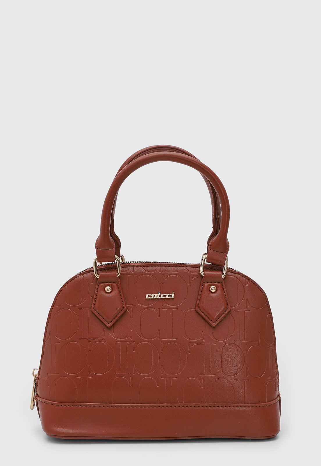 Bolsa Feminina Colcci Monograma Caramelo