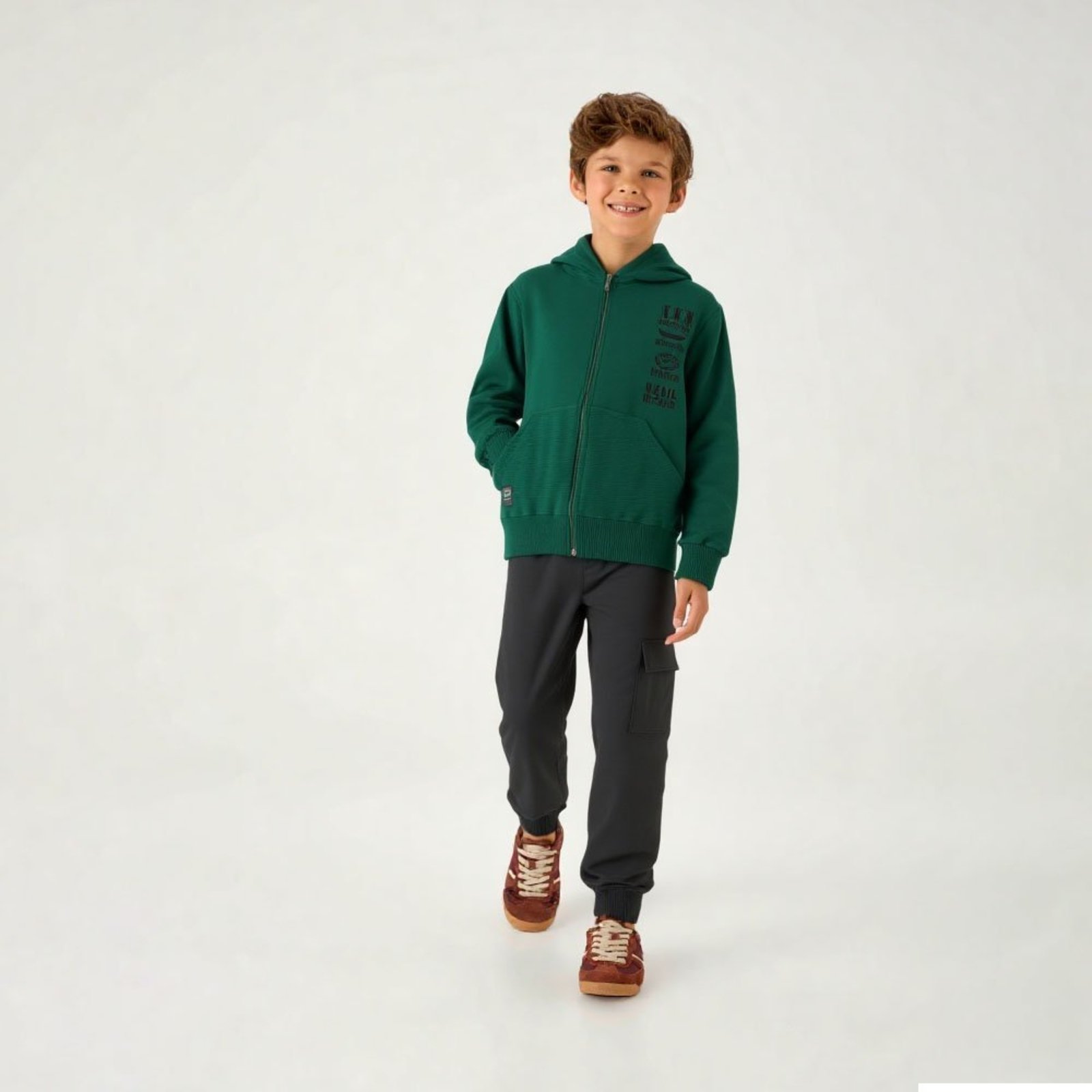 Infantil - Conjunto Verde Pulla Bulla Menino - 55383-348