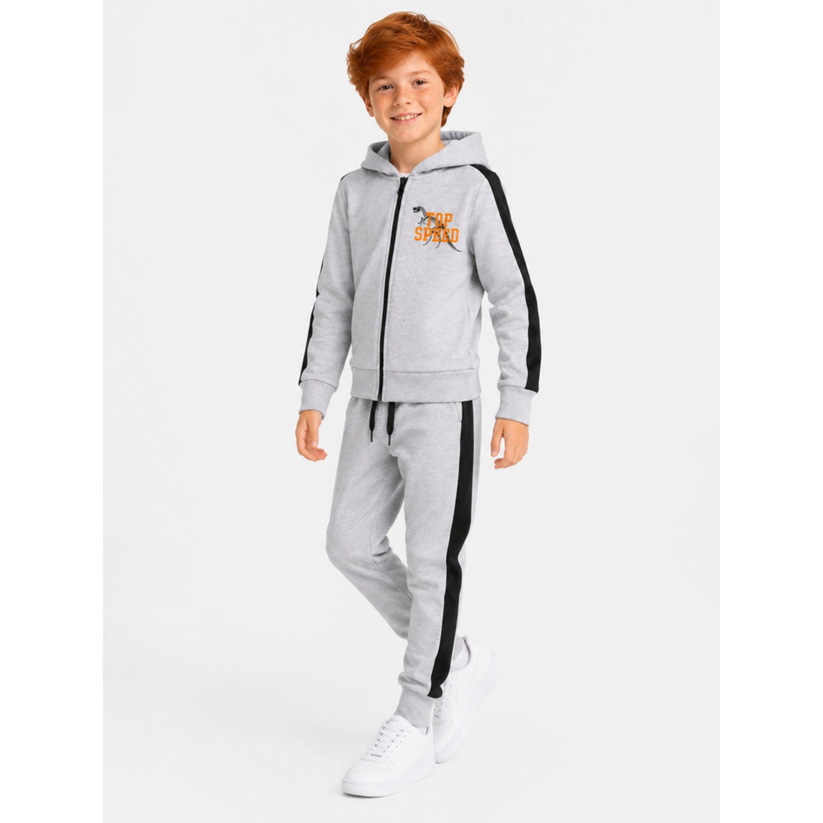 Infantil - Conjunto Menino Inverno Top Speed Dino Kangulu