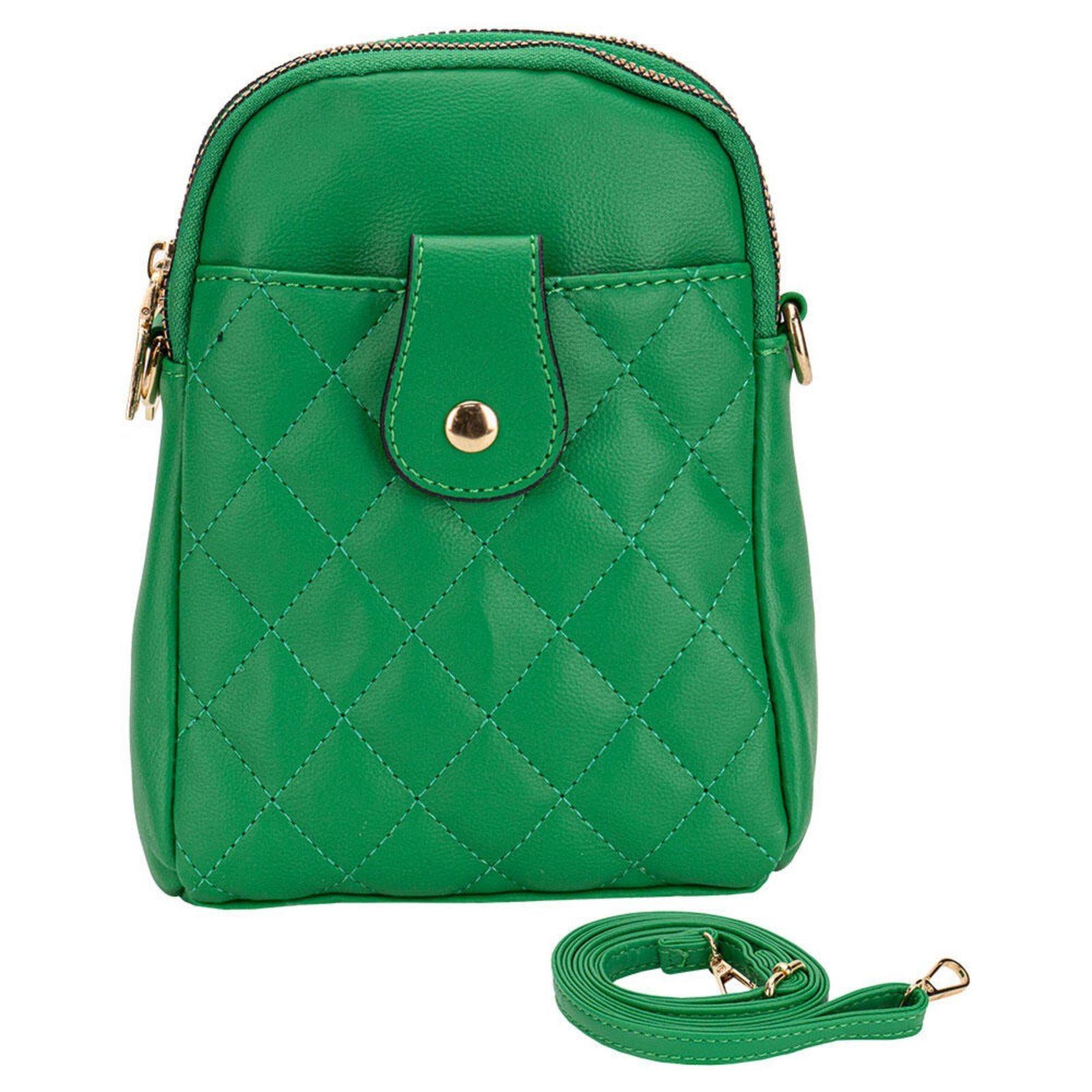 Bolsa Feminina Transversal Fuseco Wbft81007 A7938107 Verde