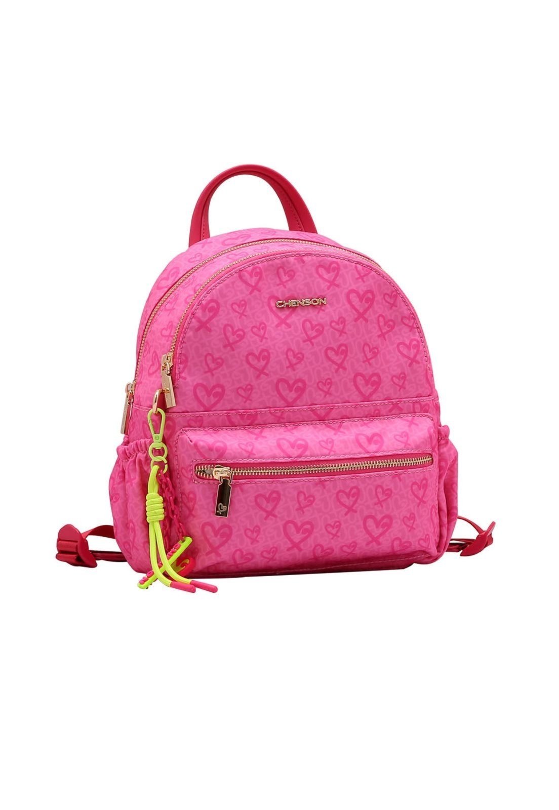 Mochila Feminina Chenson Heart Pink 8784771