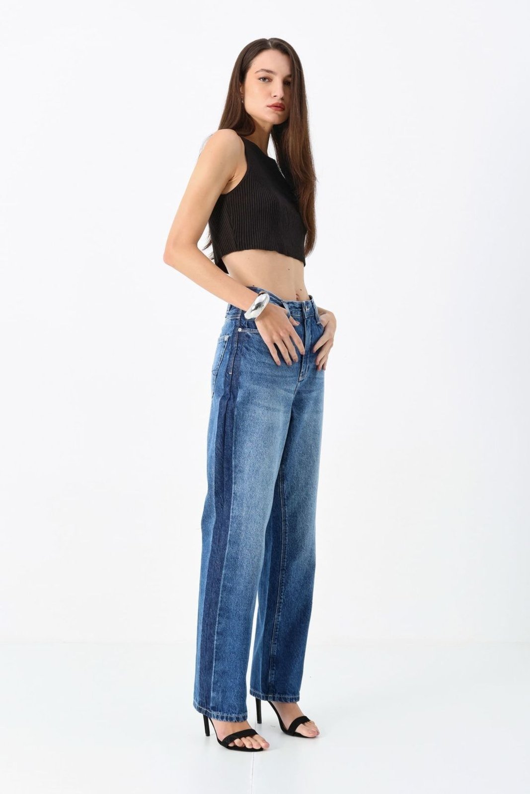Calça Jeans Cintura Alta ACT Feminino