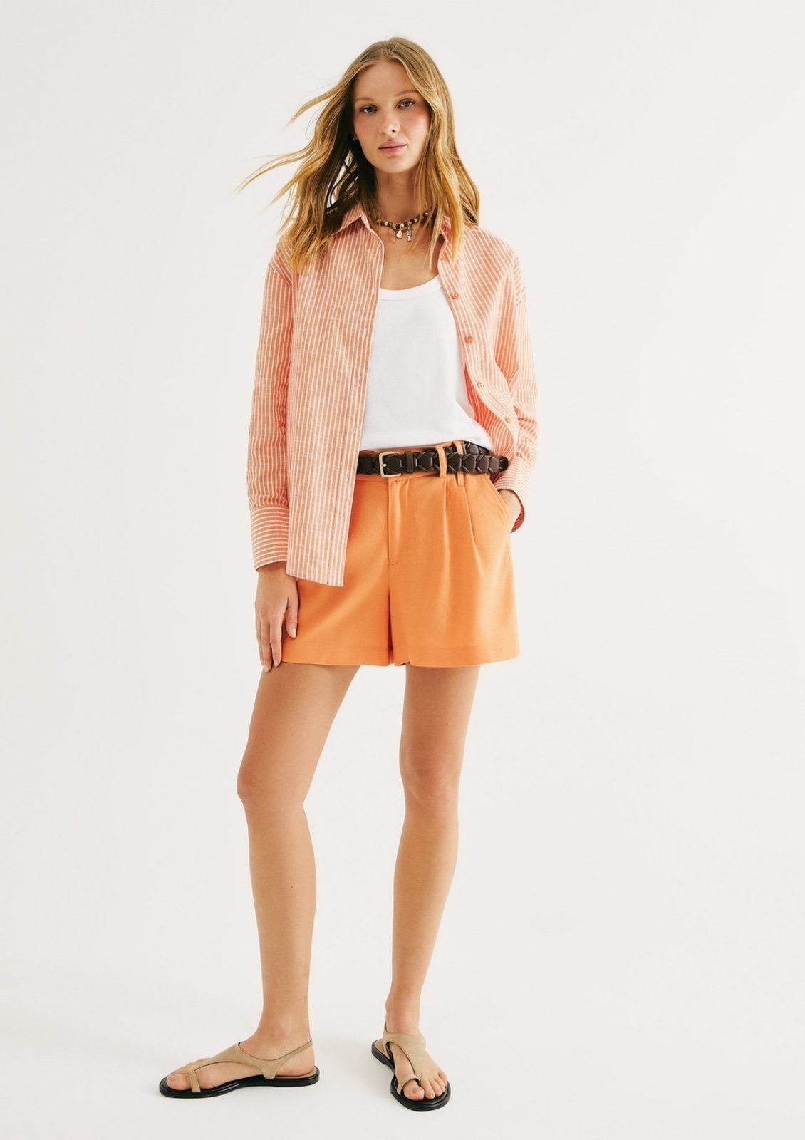 Shorts Feminino De Alfaiataria Hering