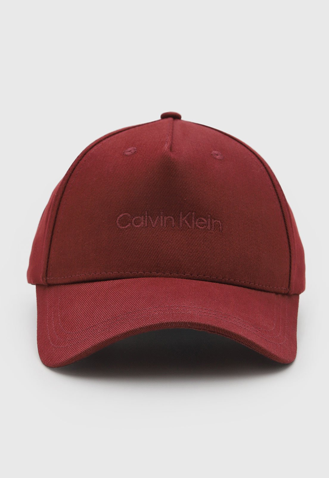 Boné Masculino Calvin Klein Aba Curva Vermelho