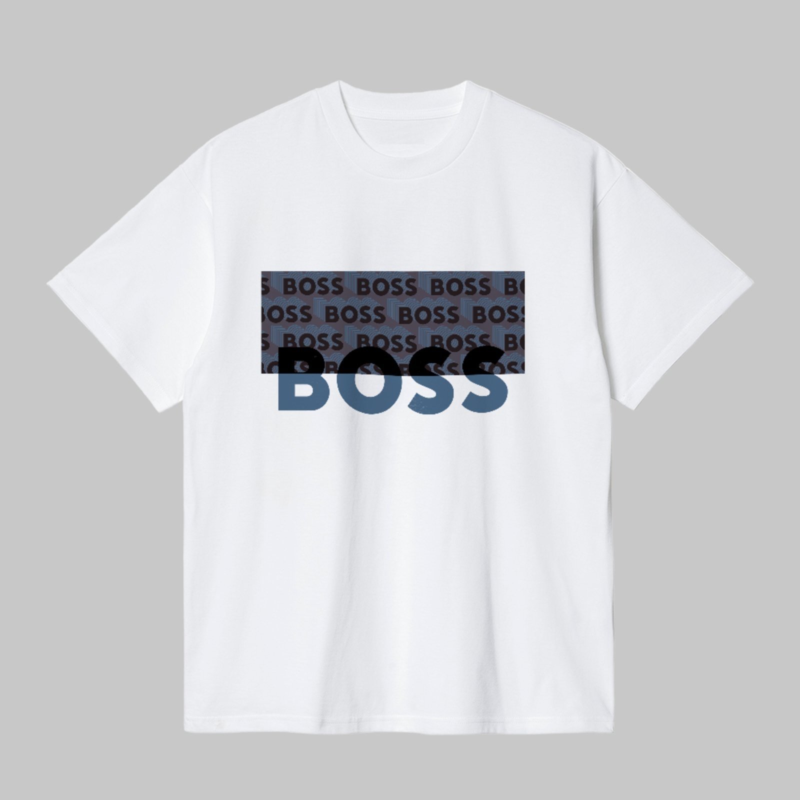 Camiseta Básica Urban Boss Estilo Fashion Street Minimalista Branco