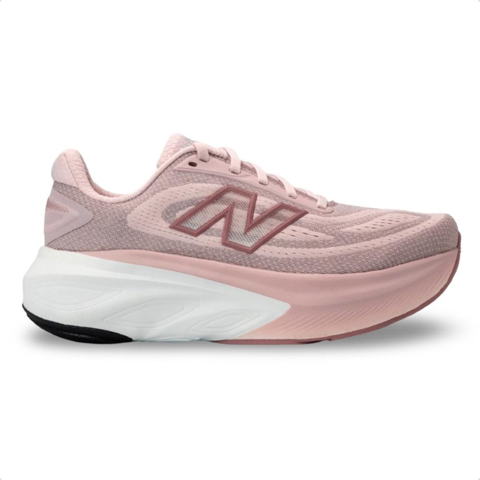 Vista 2 Tênis New Balance Feminino Fresh Foam X More V6 Corrida rosa New Balance rosa