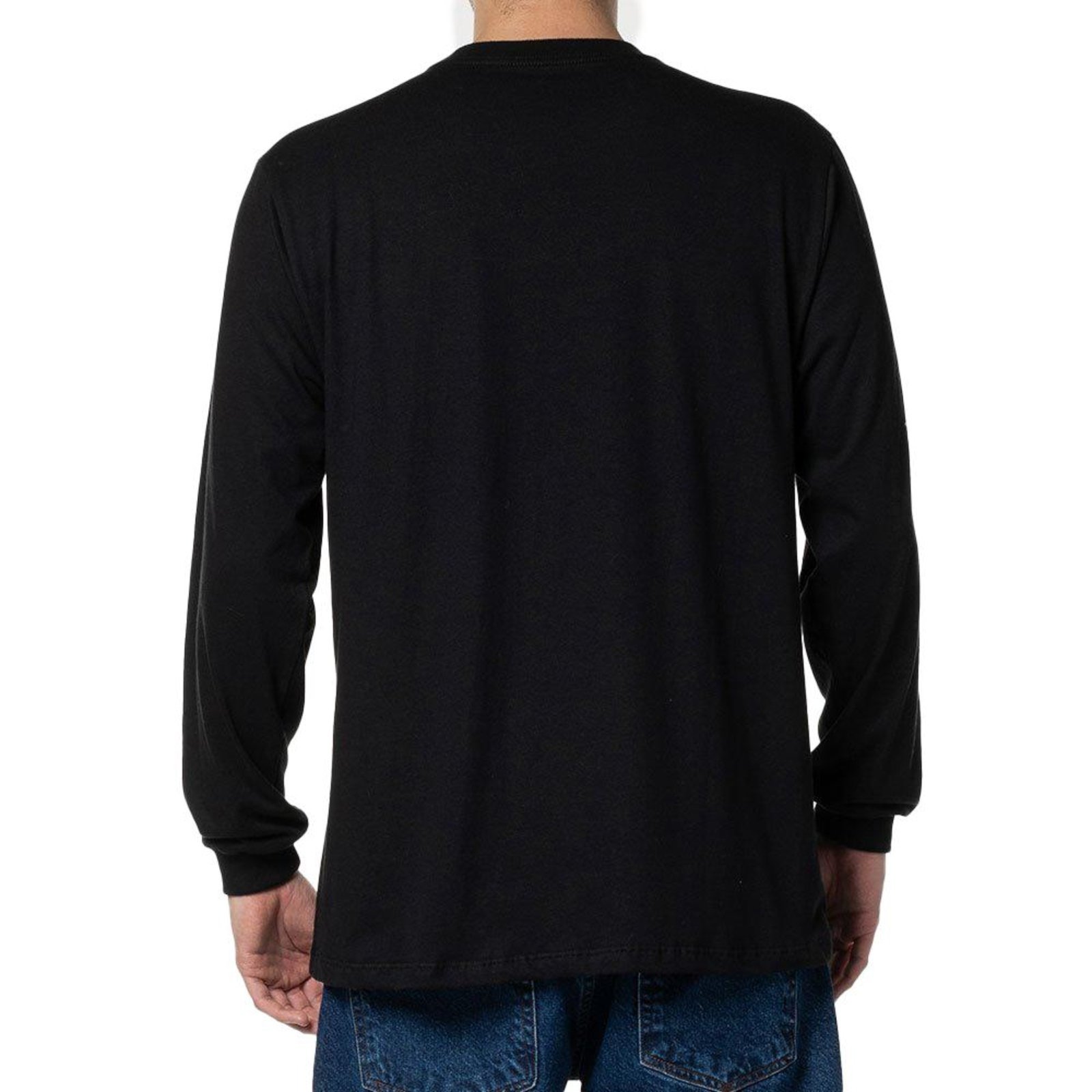 Vista 3 Camiseta RVCA Manga Longa Balance Box WT24 Masculina preto RVCA preto
