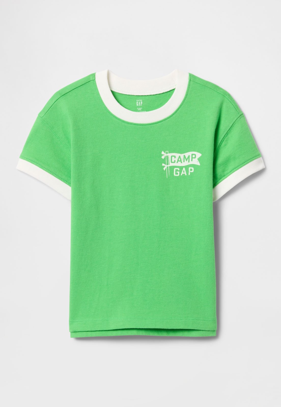 Camiseta Manga Curta GAP Camp Verde