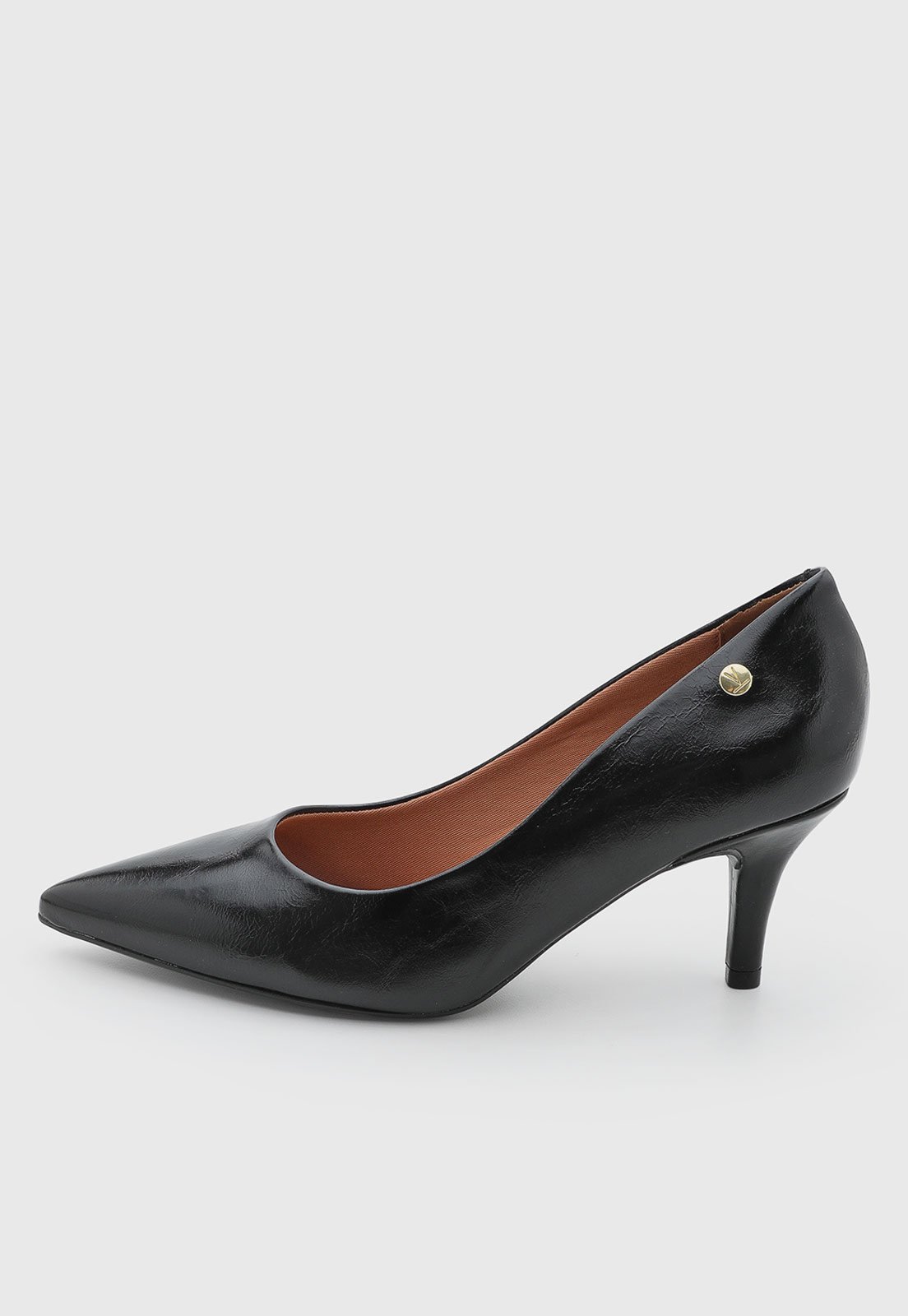 Scarpin Feminino Vizzano Salto Alto Preto