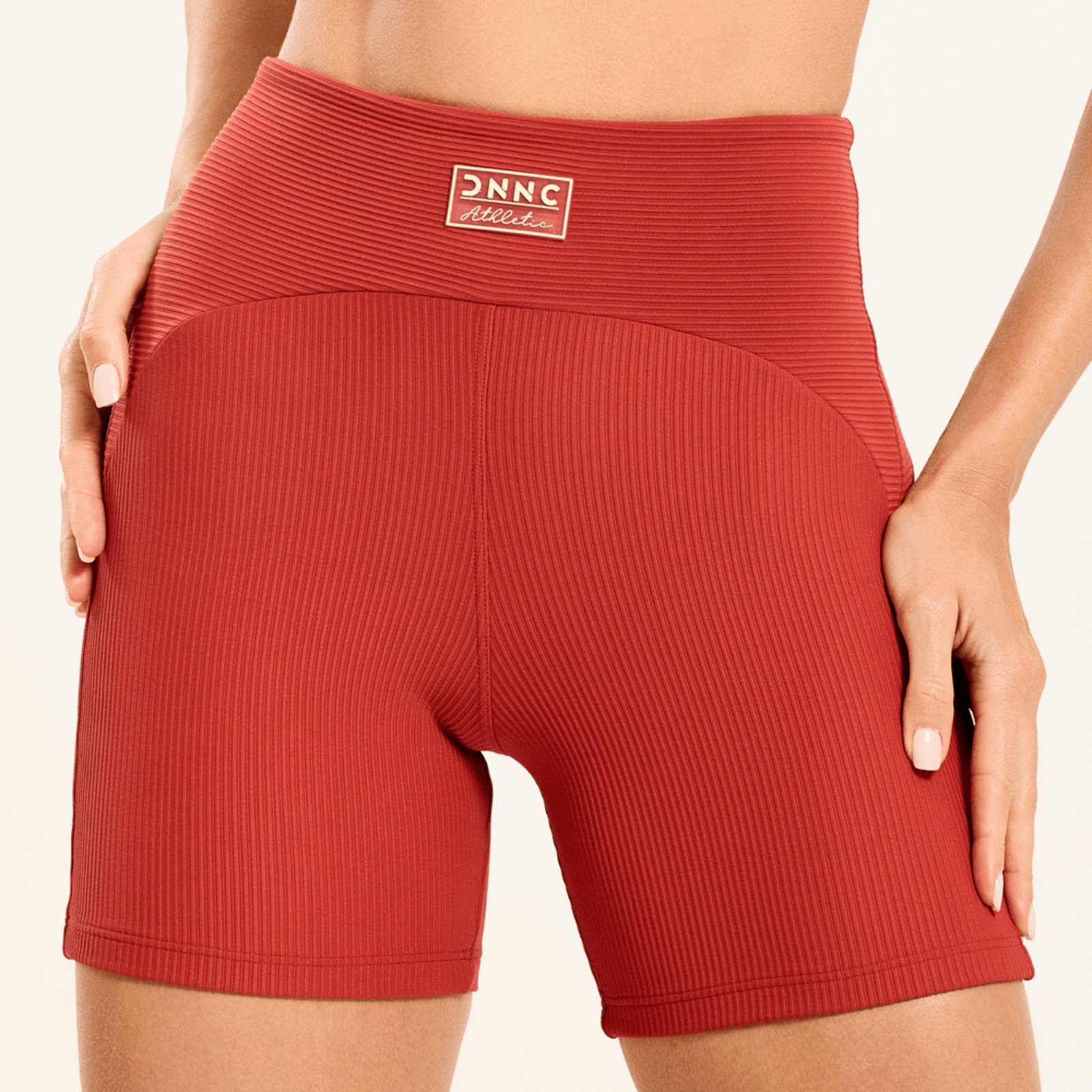 Vista 3 Ribbed Short Hyperion Poliamida Donna Carioca vermelho Donna Carioca vermelho
