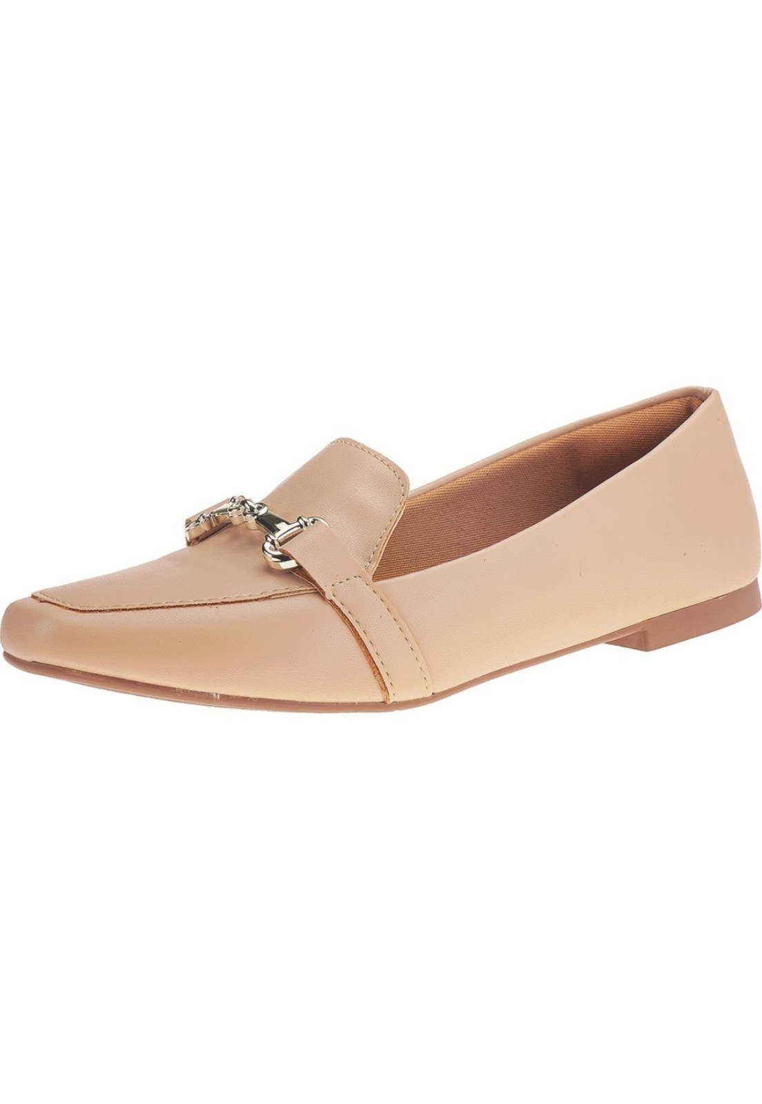 Sapatilha Feminino Sandália Moda Bico Quadrado 160 Ana Brito Nude