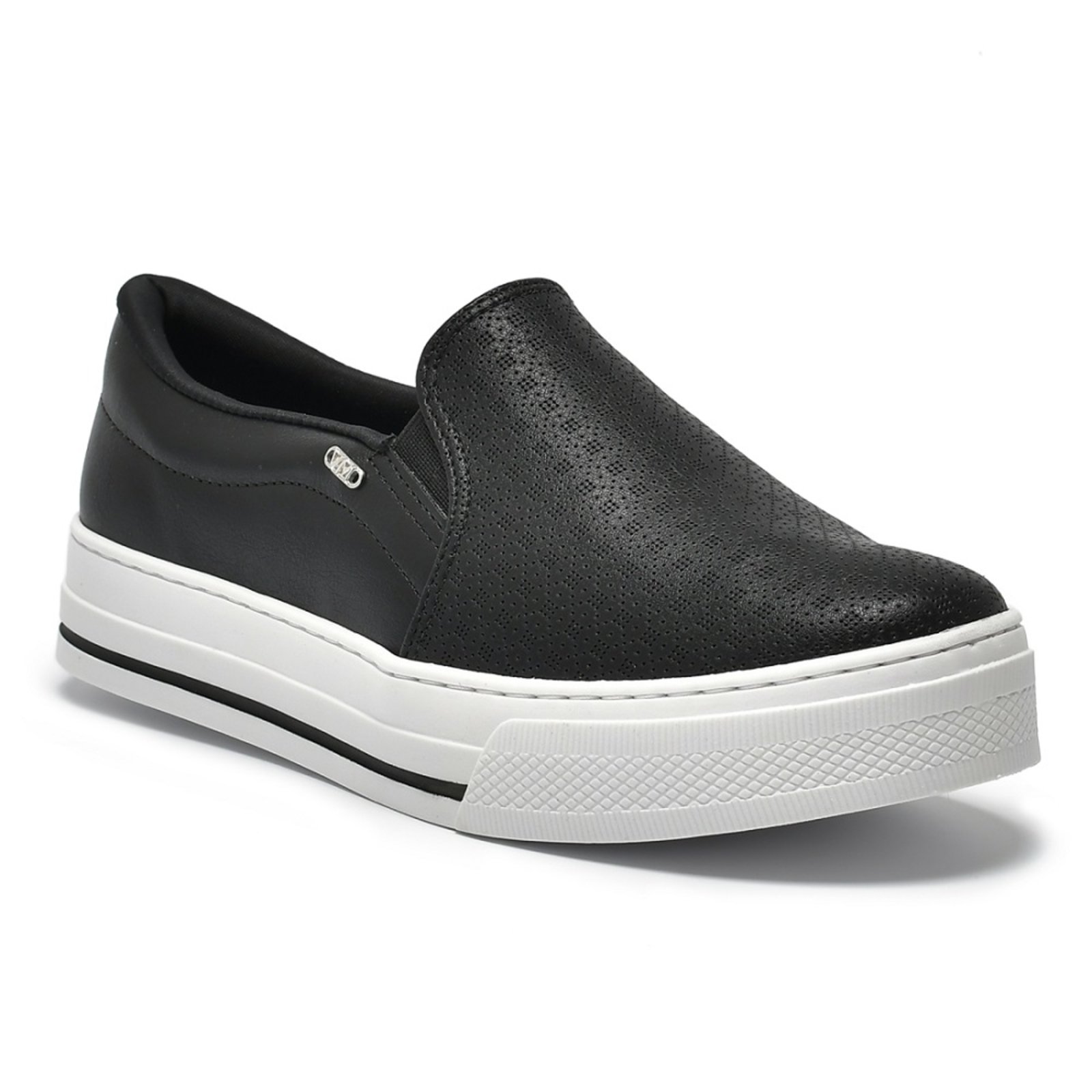 Tenis Slip On Casual Via Marte 027-027-02 Feminina – Preto