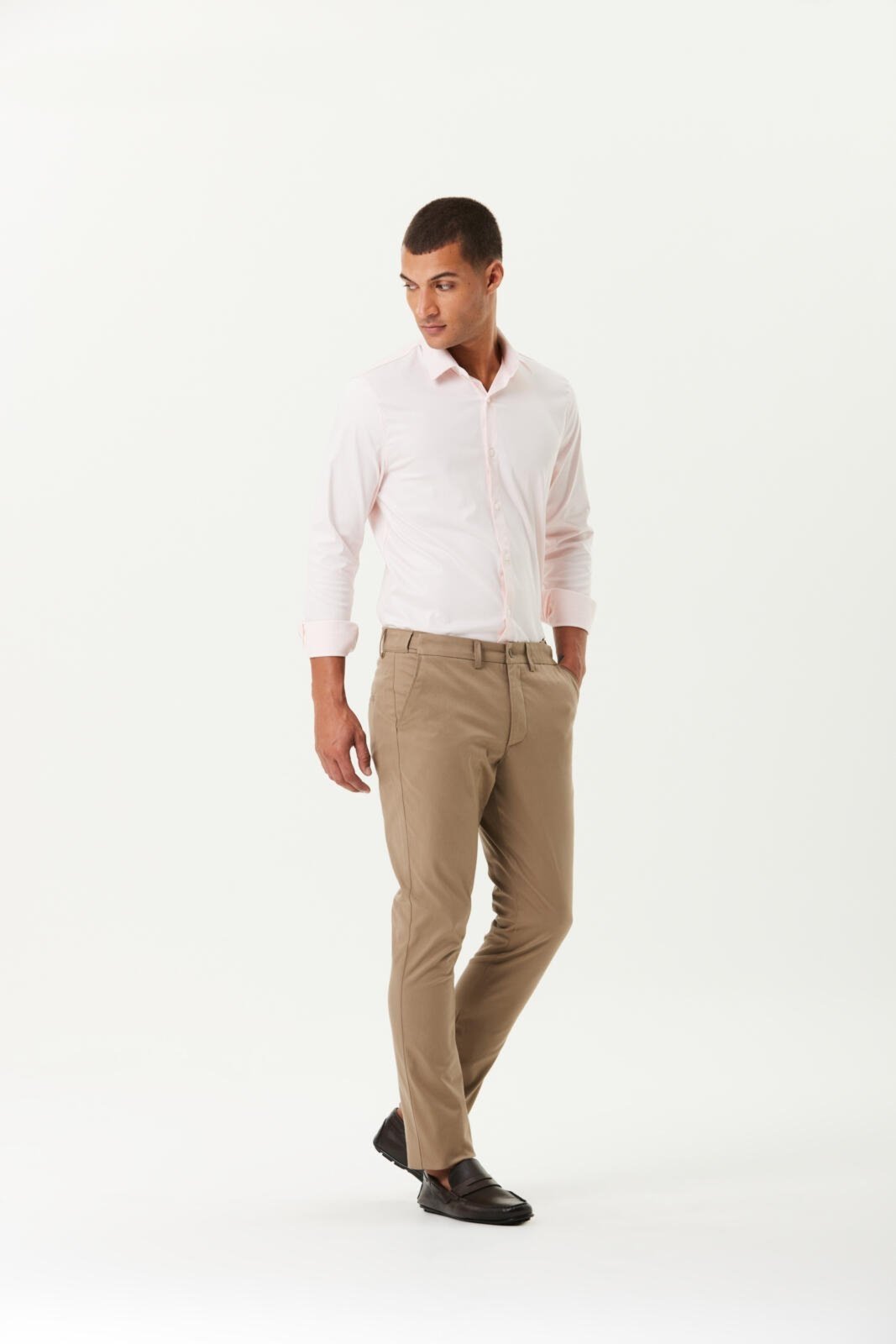 Calça Slim Moovexx Algodão Egípcio – Kaki Medio – 38