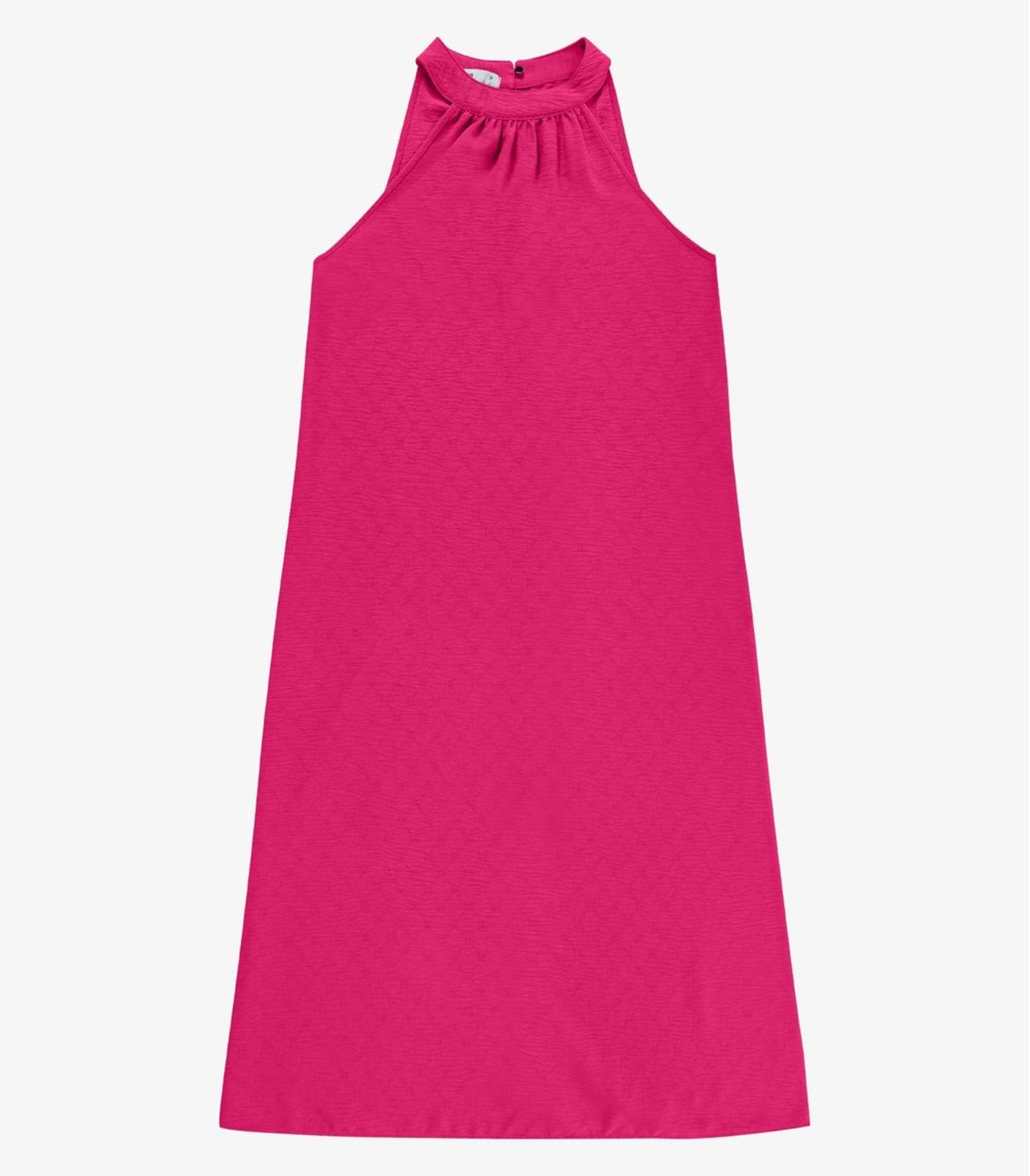 Vestido Feminino Super Midi Evasê Liso Endless Rosa