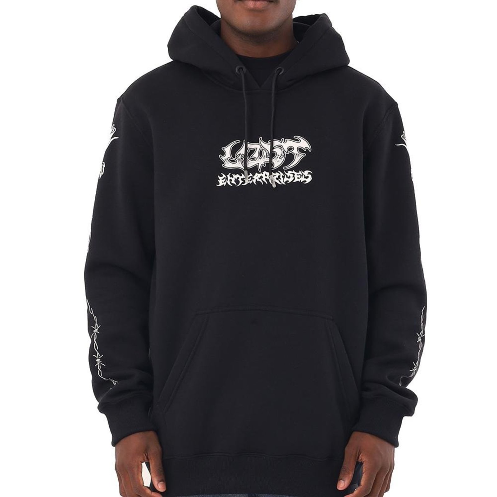 Moletom Lost Canguru Roses WT26 Masculino Preto