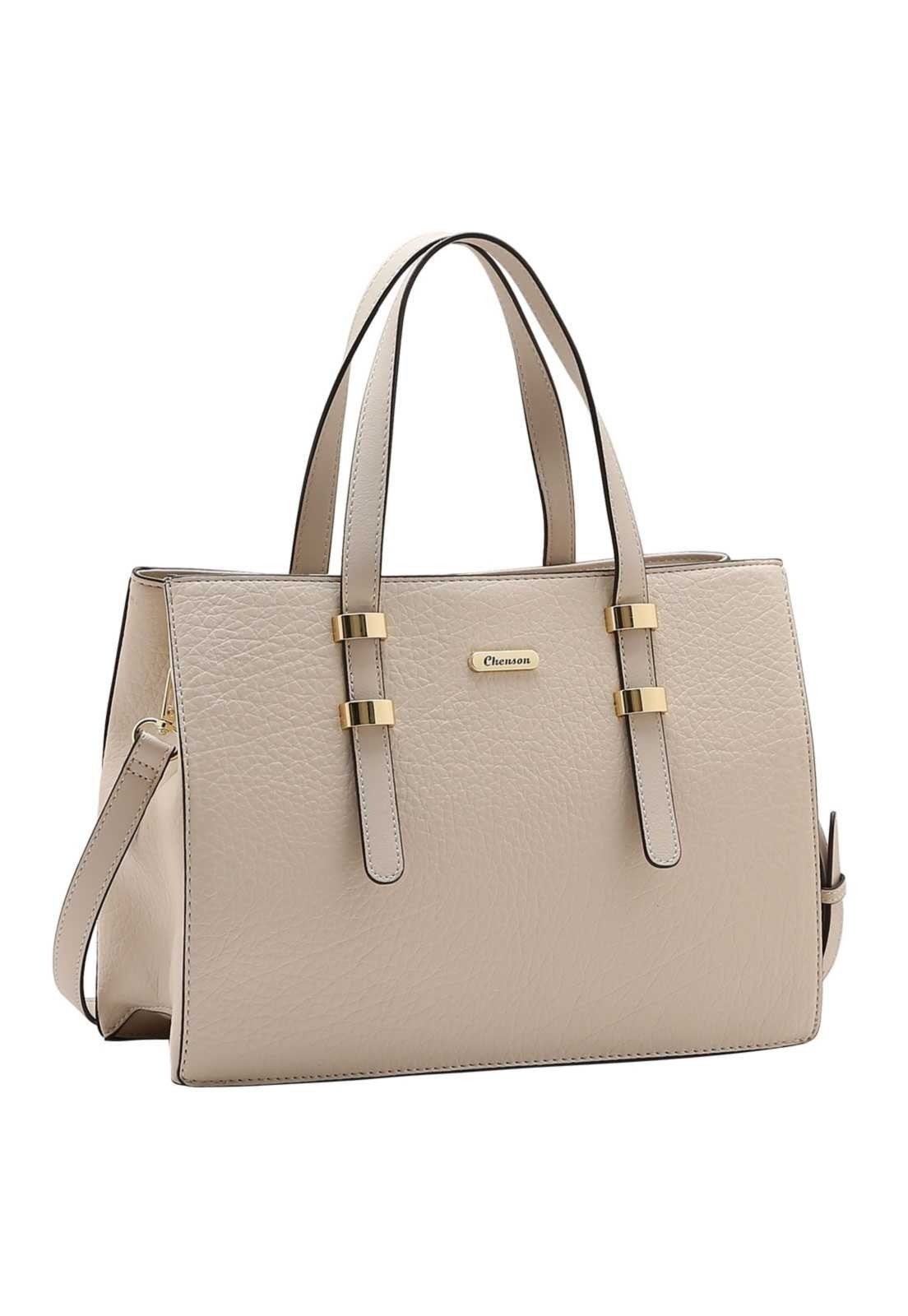 Bolsa Feminina Chenson Mão Soft Cool 3485918 Bege