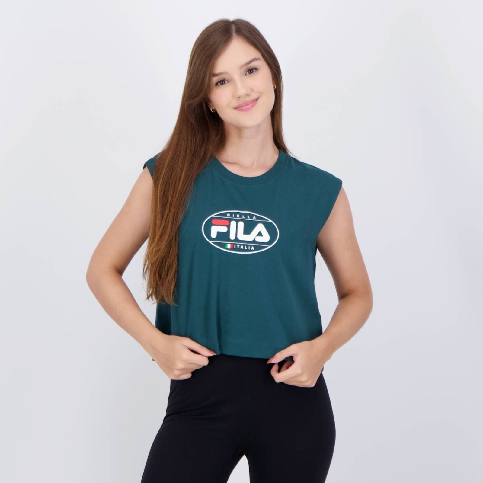 Regata Fila Biella Italia Feminina Verde