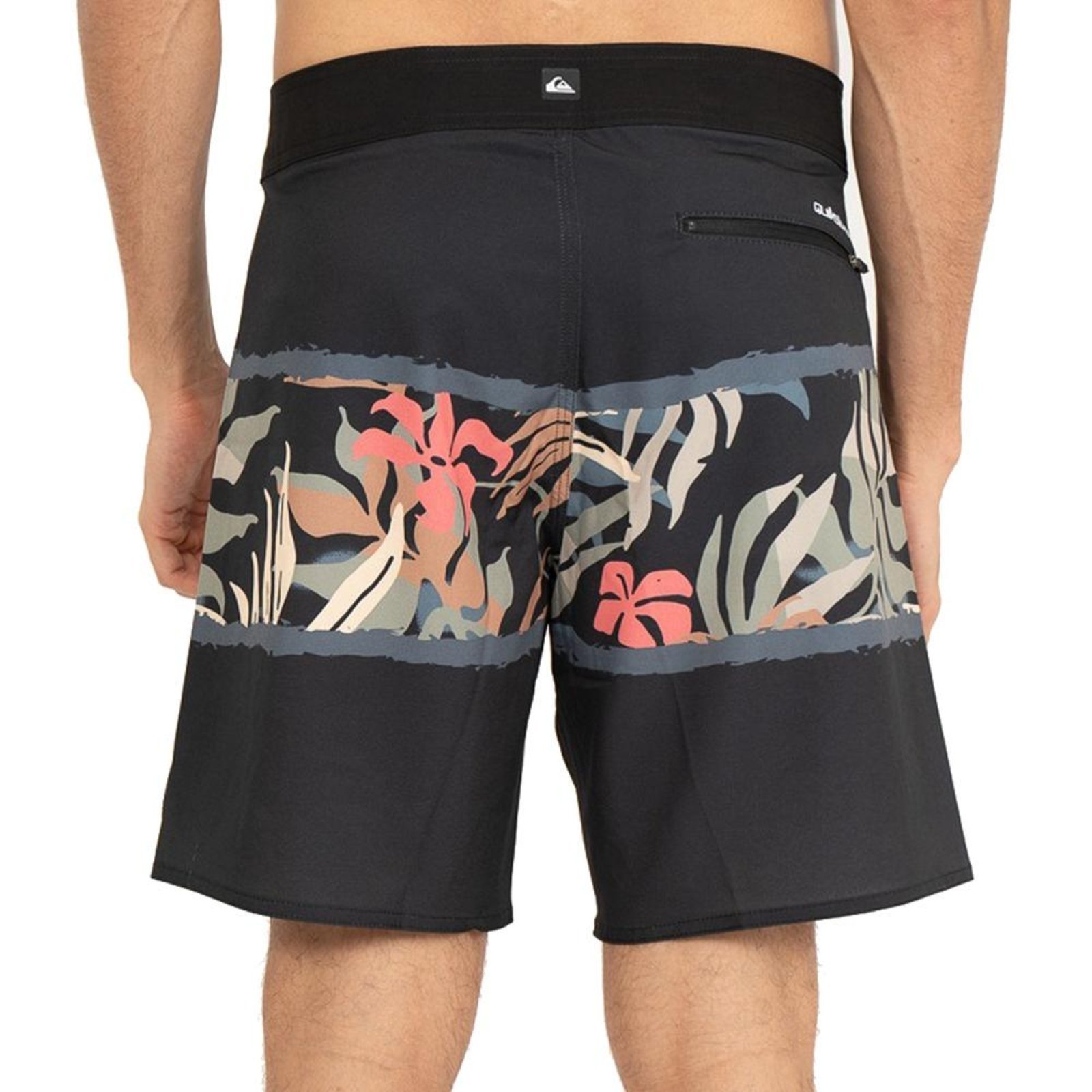 Bermuda Quiksilver Everyday Charcoal Brush 18 SM26 Preto