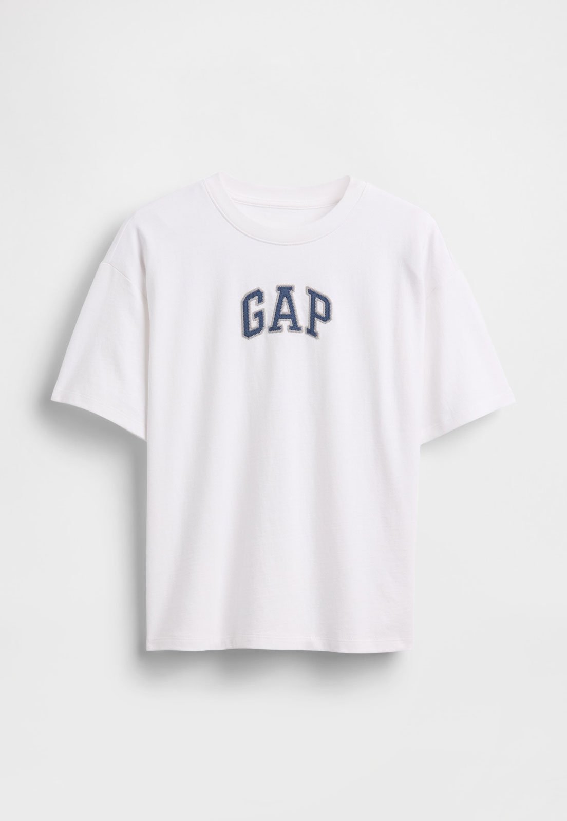 Infantil – Camiseta Manga Curta GAP Logo Branco