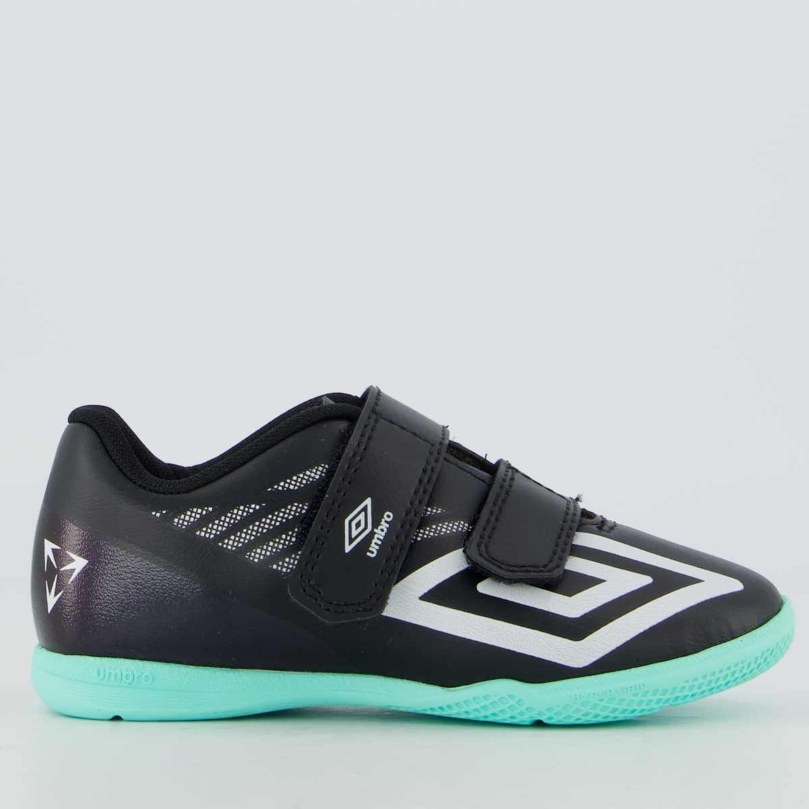 Infantil - Chuteira Umbro Velocita Futsal Preta e Branca
