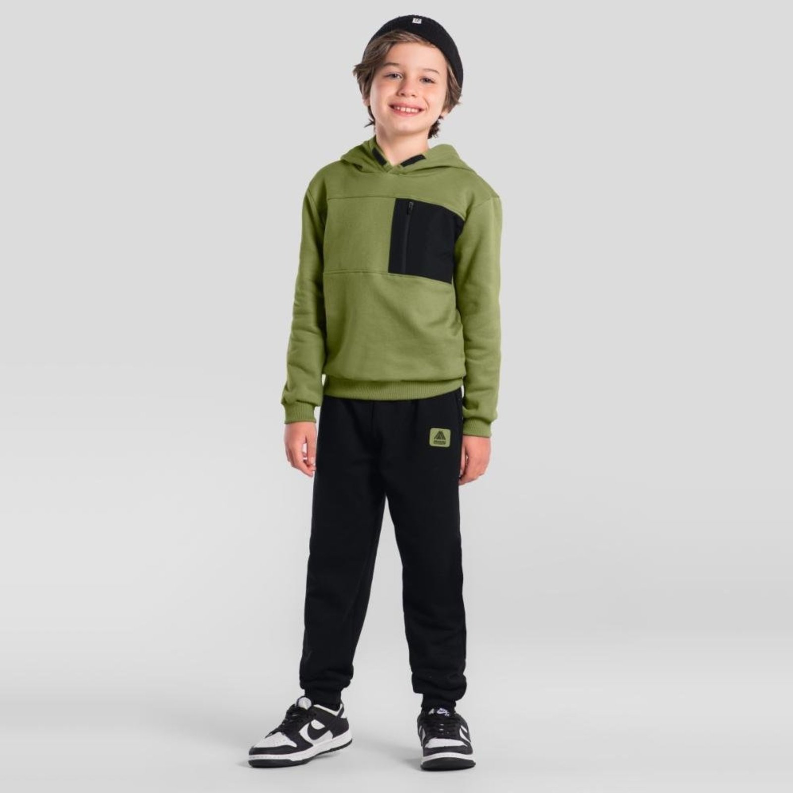 Infantil - Conjunto menino rm moletom Brandili