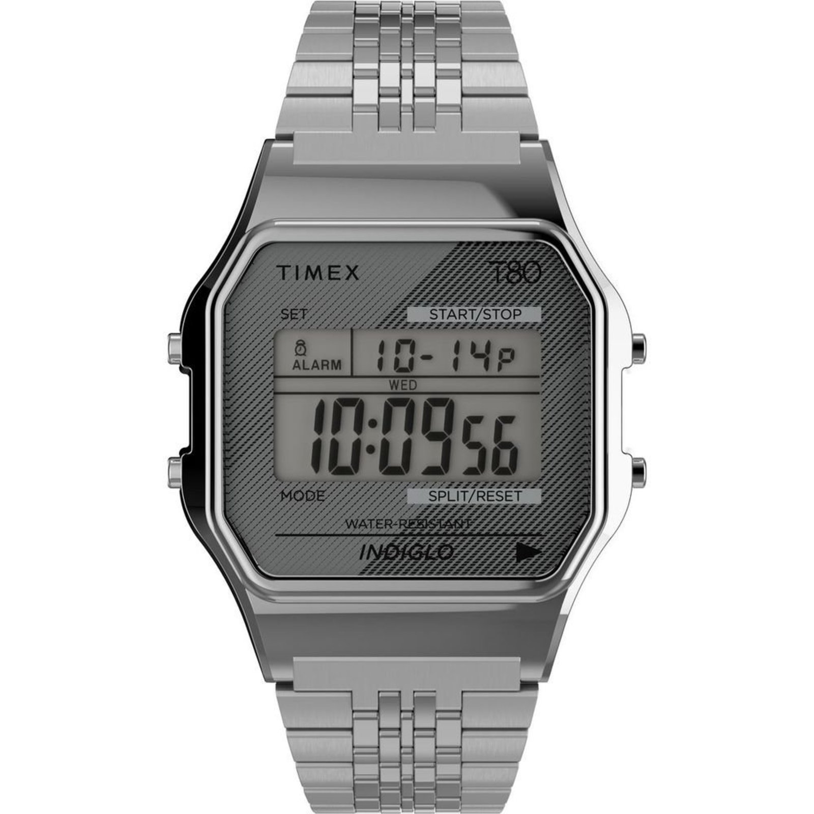 Relógio Unissex Digital Vintage T80 Prata Timex Timex