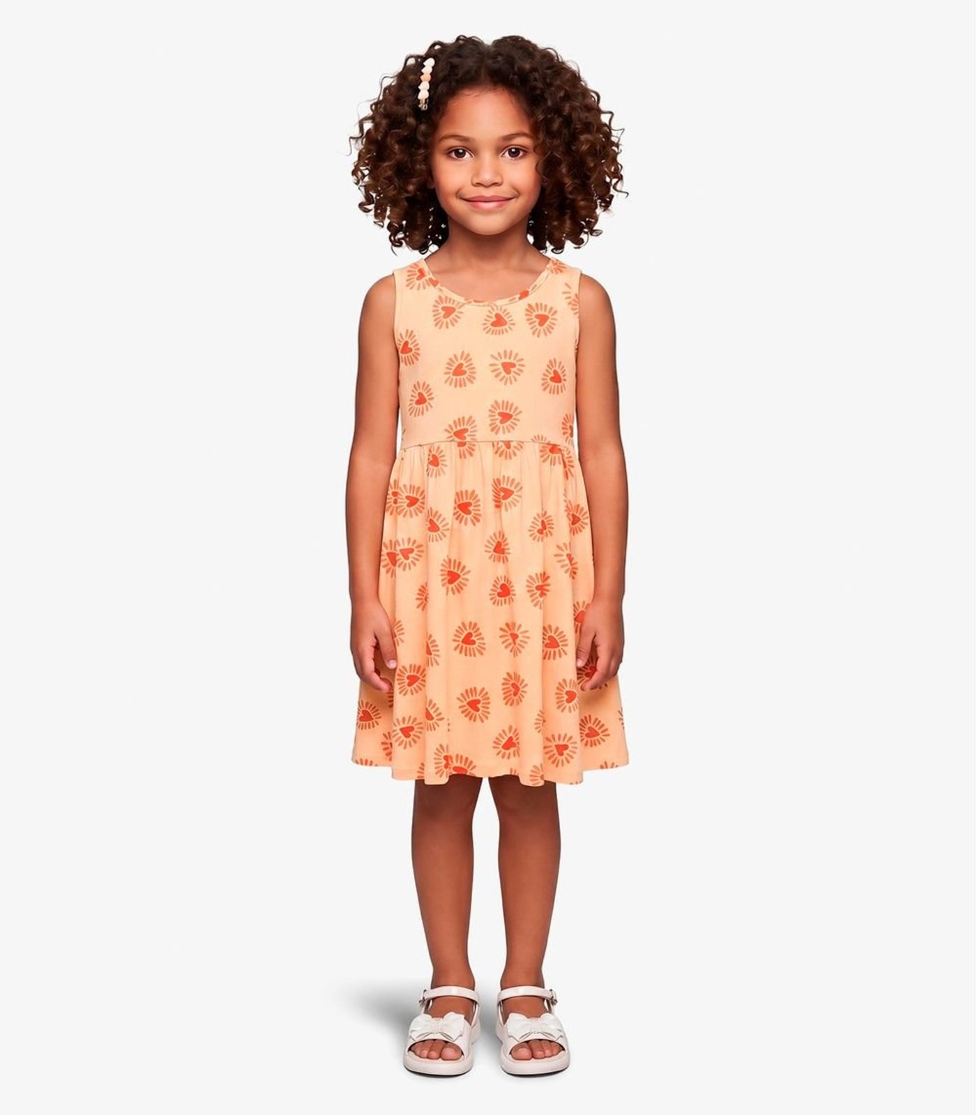 Infantil - Vestido Em Cotton Leve Rovi Rosa