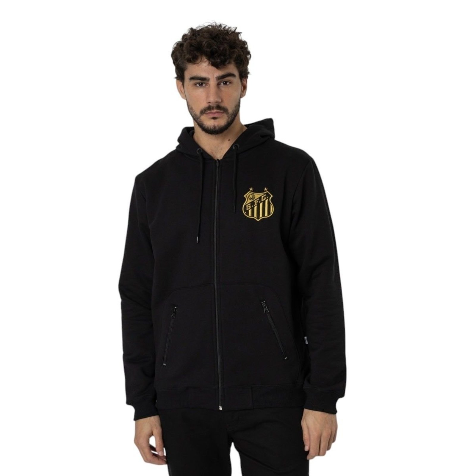 Moletom Santos Gloria Alvinegra Masculino Surf Center Preto