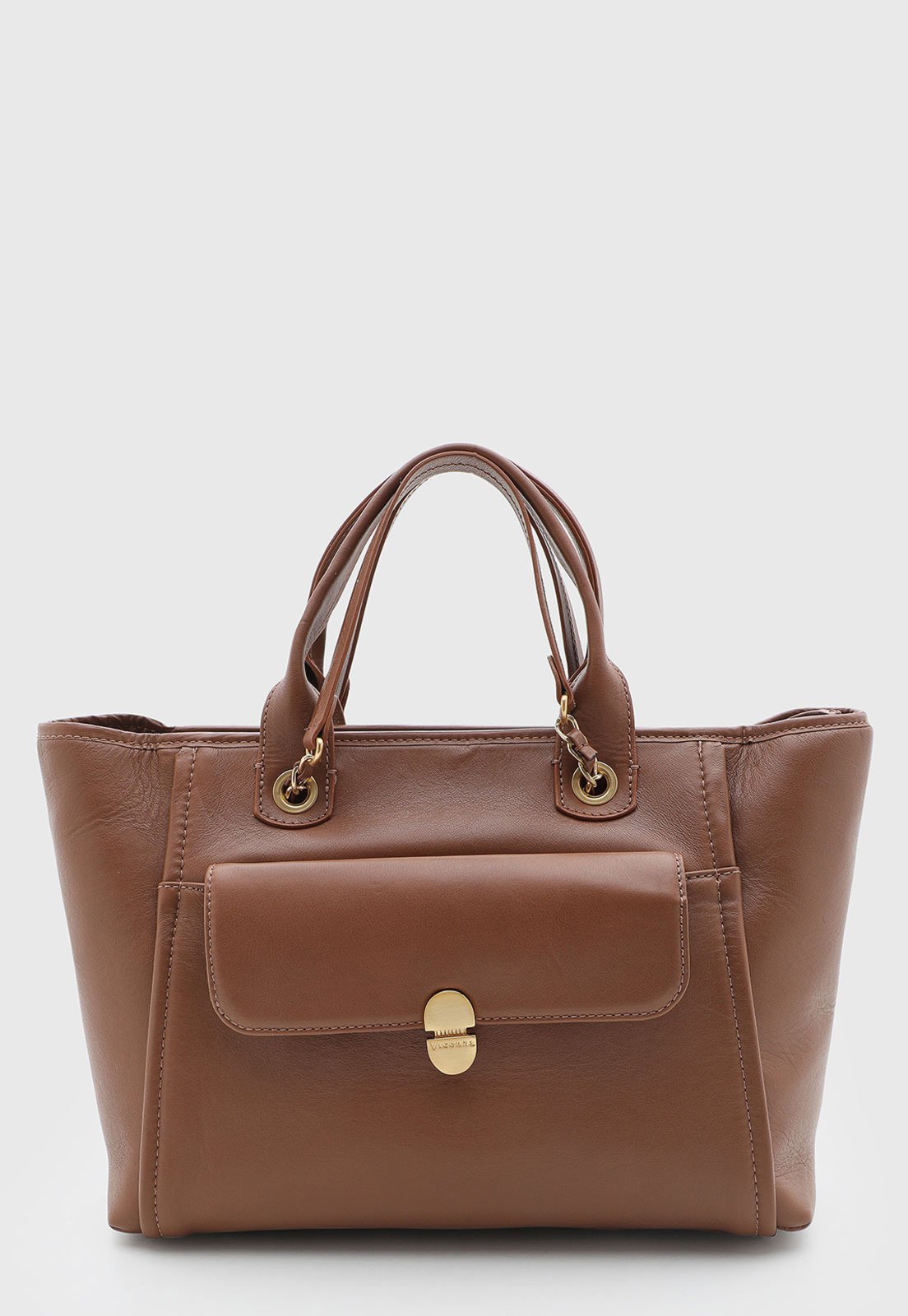 Bolsa Feminina Vicenza Grande Couro Marrom