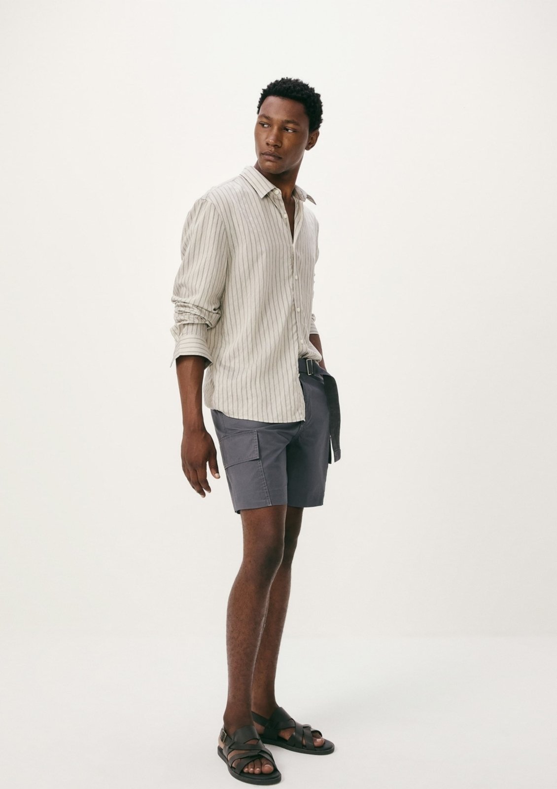 Bermuda Masculina Cargo Em Algodão Hering
