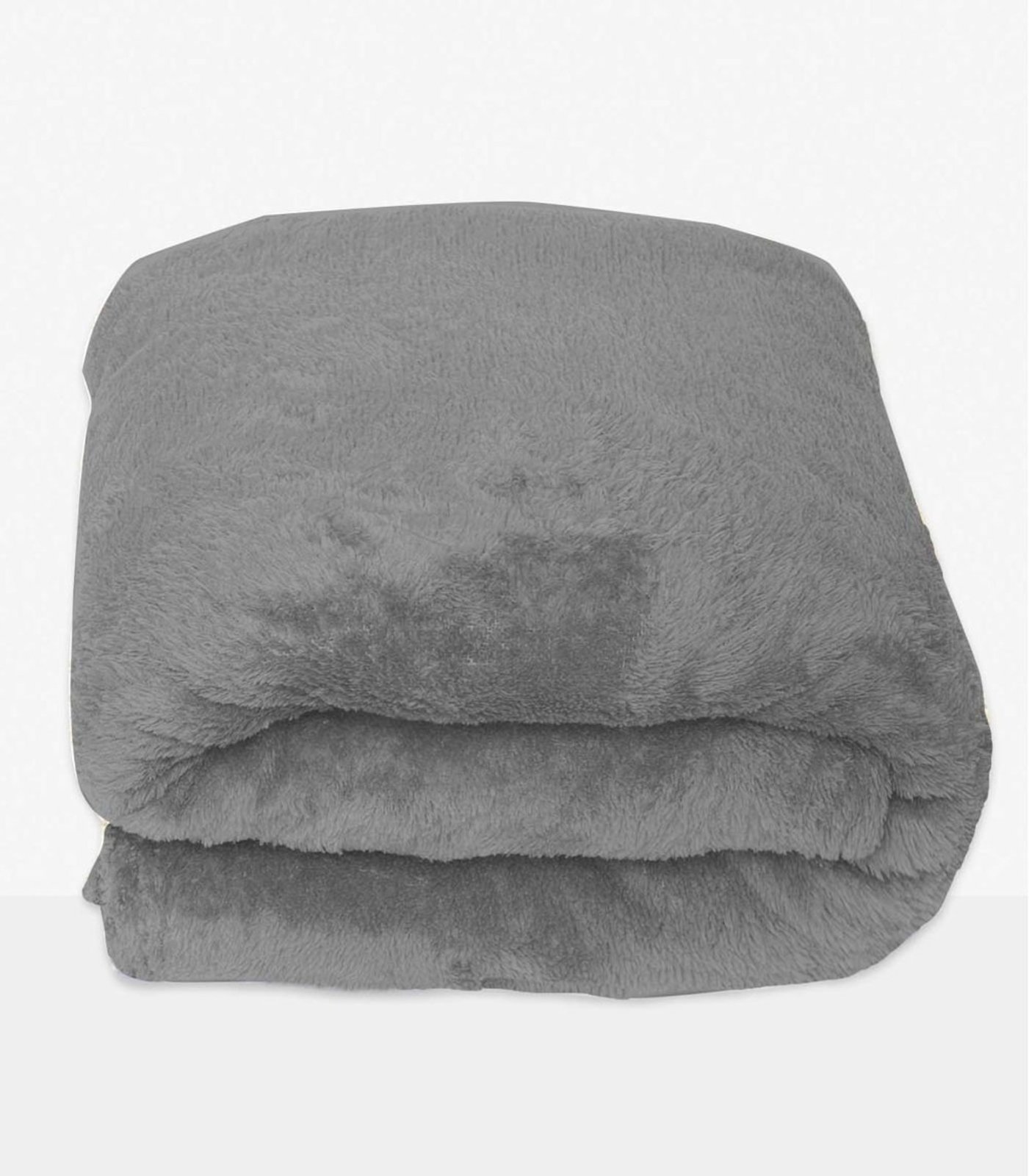 Manta De Microfibra Lisa Solteiro Rovitex Home Cinza