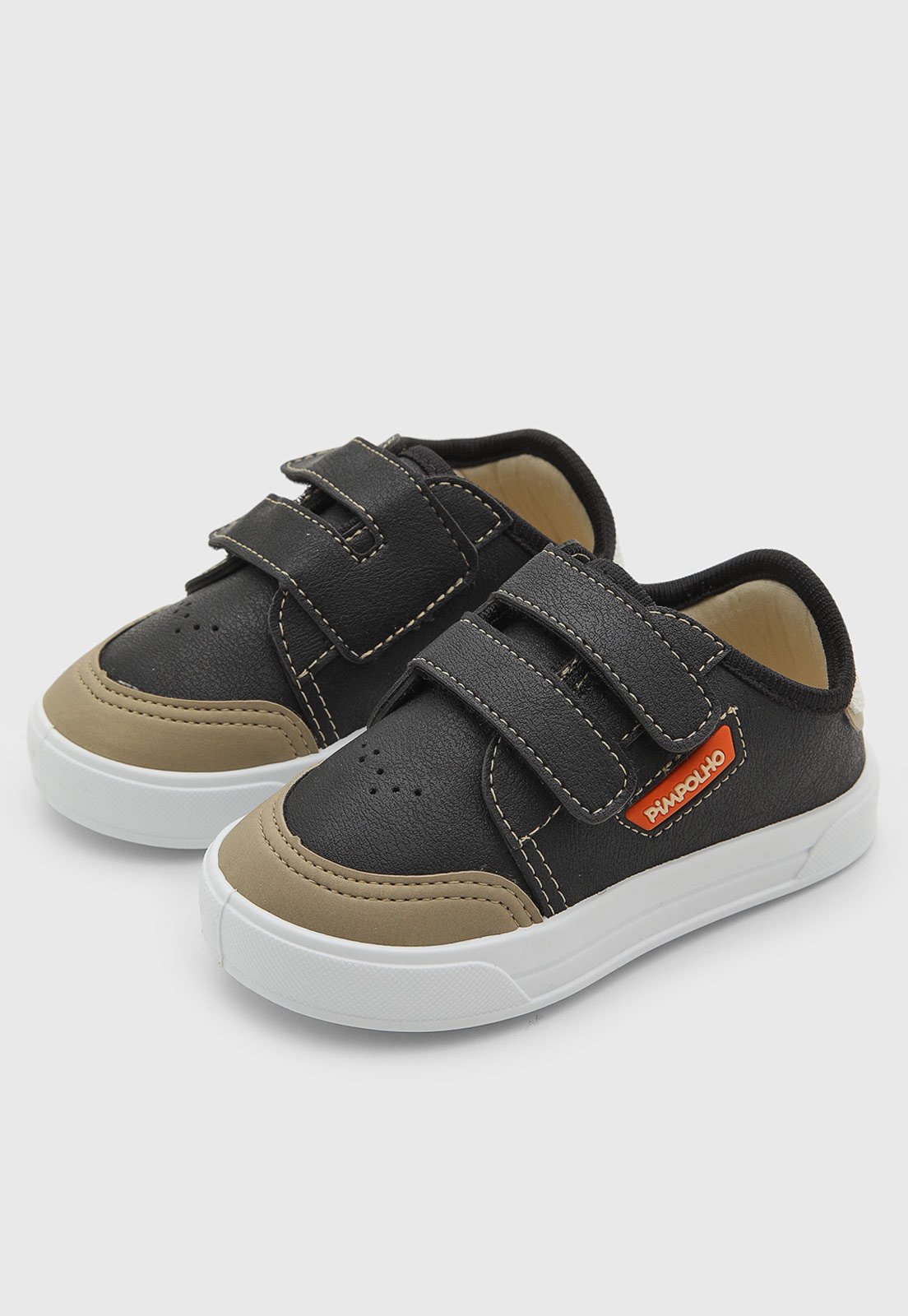 Infantil - Tênis Pimpolho Cano Baixo Preto