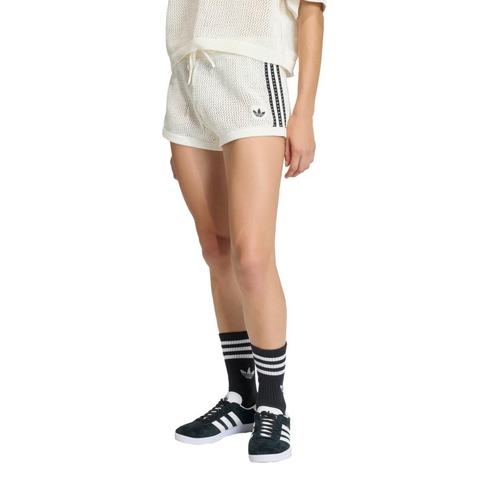 Vista 2 SHORTS CROCHÊ adidas Originals branco branco