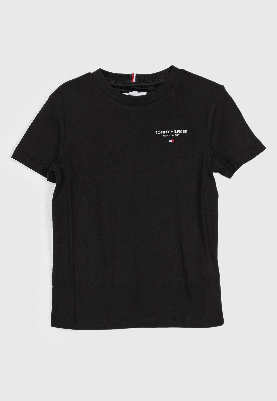 Infantil - Camiseta Tommy Hilfiger Logo Preta