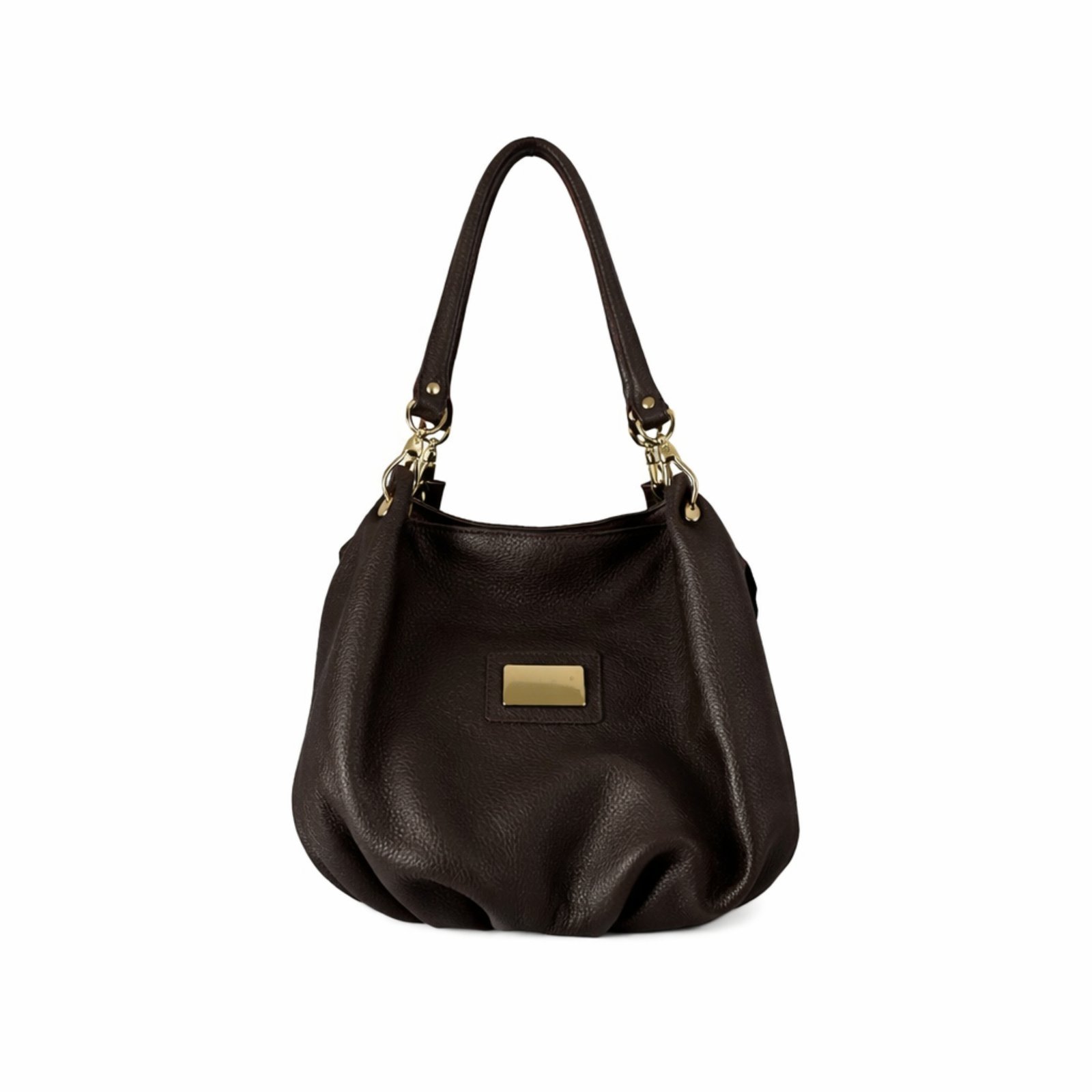 Vista 3 Bolsa Saco TopGrife Couro marrom TopGrife marrom