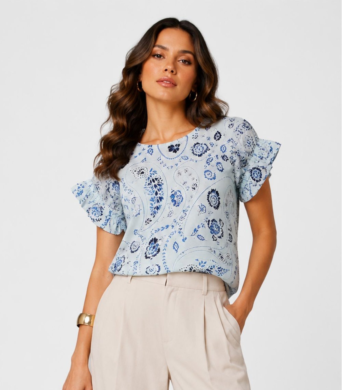 Blusa Feminina Infinita Cor Azul
