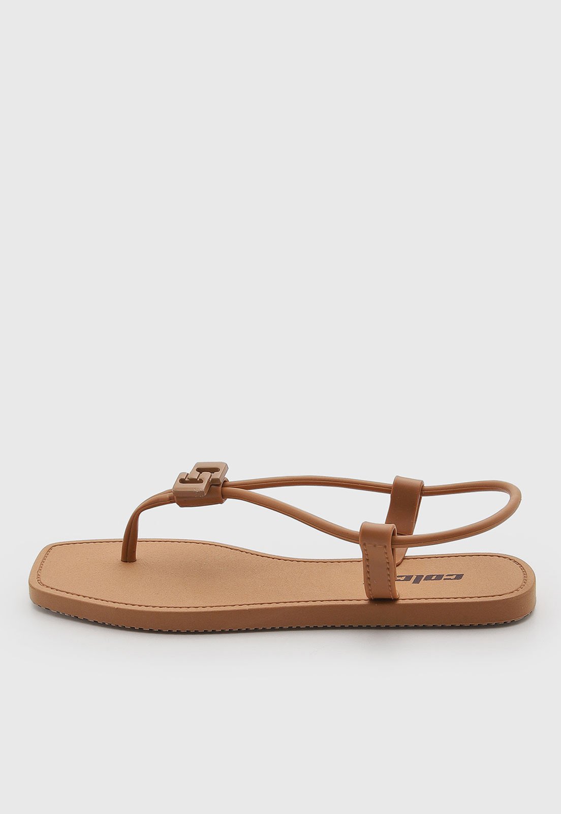 Rasteira Feminina Colcci Minimalista Bege