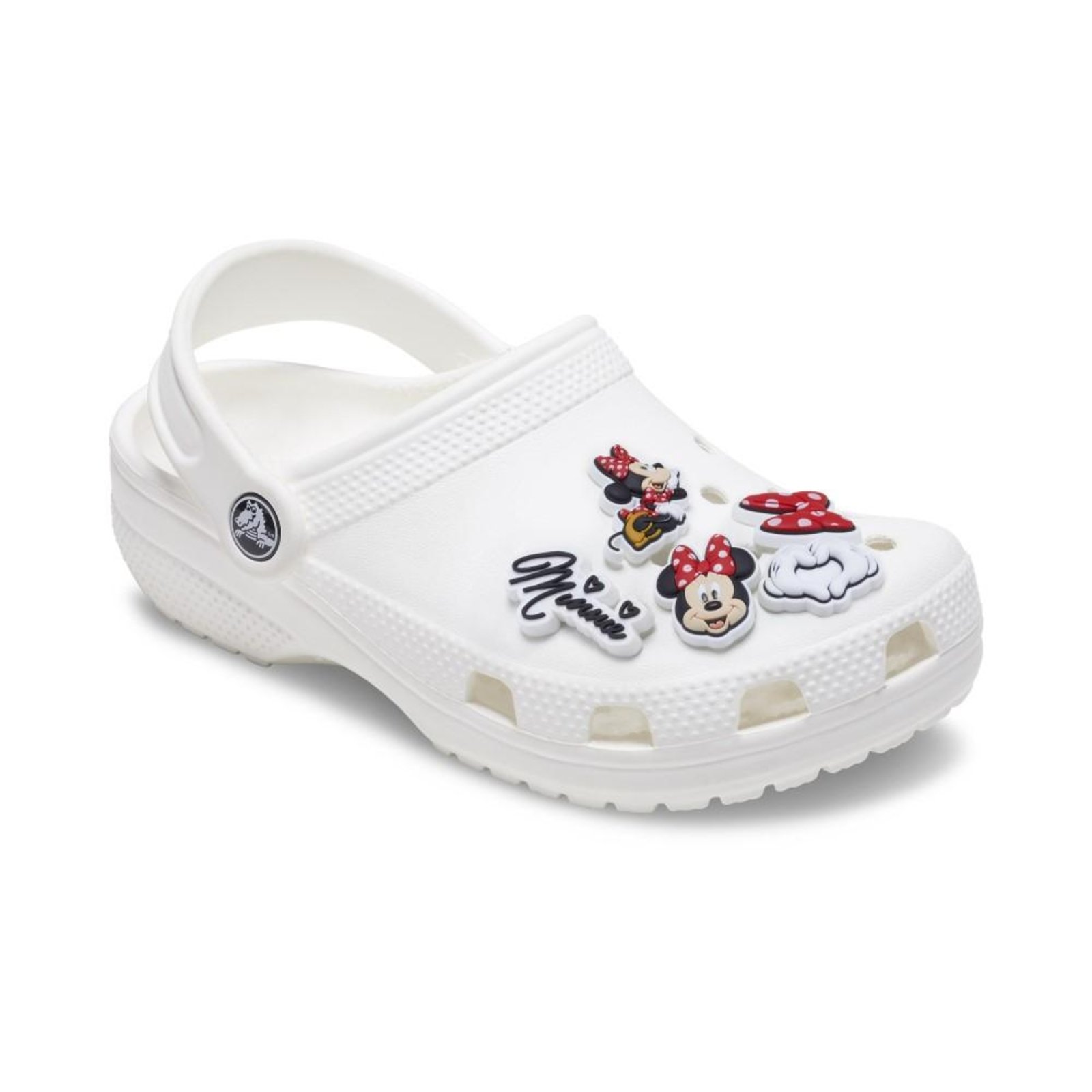 Vista 3 Infantil - Jibbitz™ Minnie Pack com 5 Peças UNICO Crocs branco