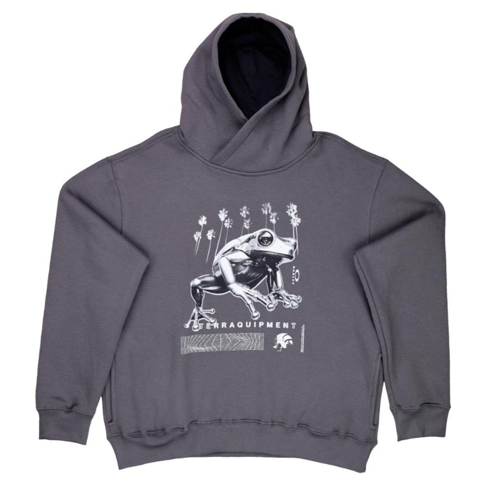 Moletom Oakley Frog 2075 Hoodie Oversized Cinza