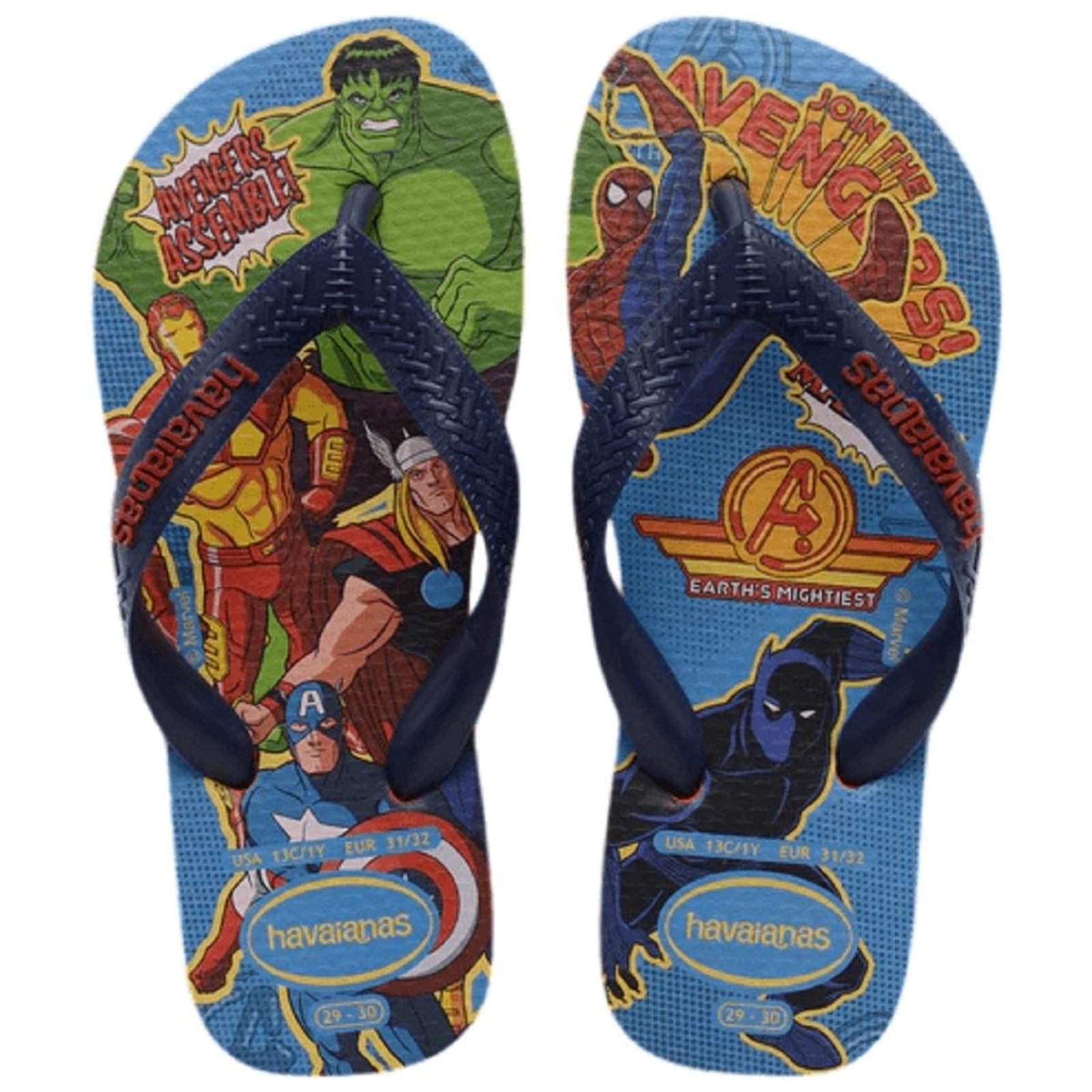 Infantil - Chinelo Havaianas Menino Havaianas Top Marvel Vermelho