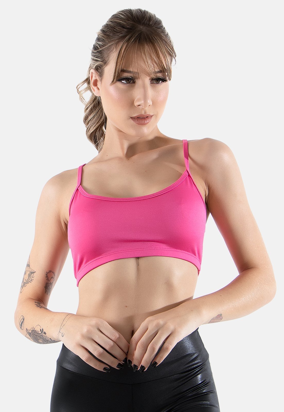 Top Alcinha 4 Estações Suplex Rosa