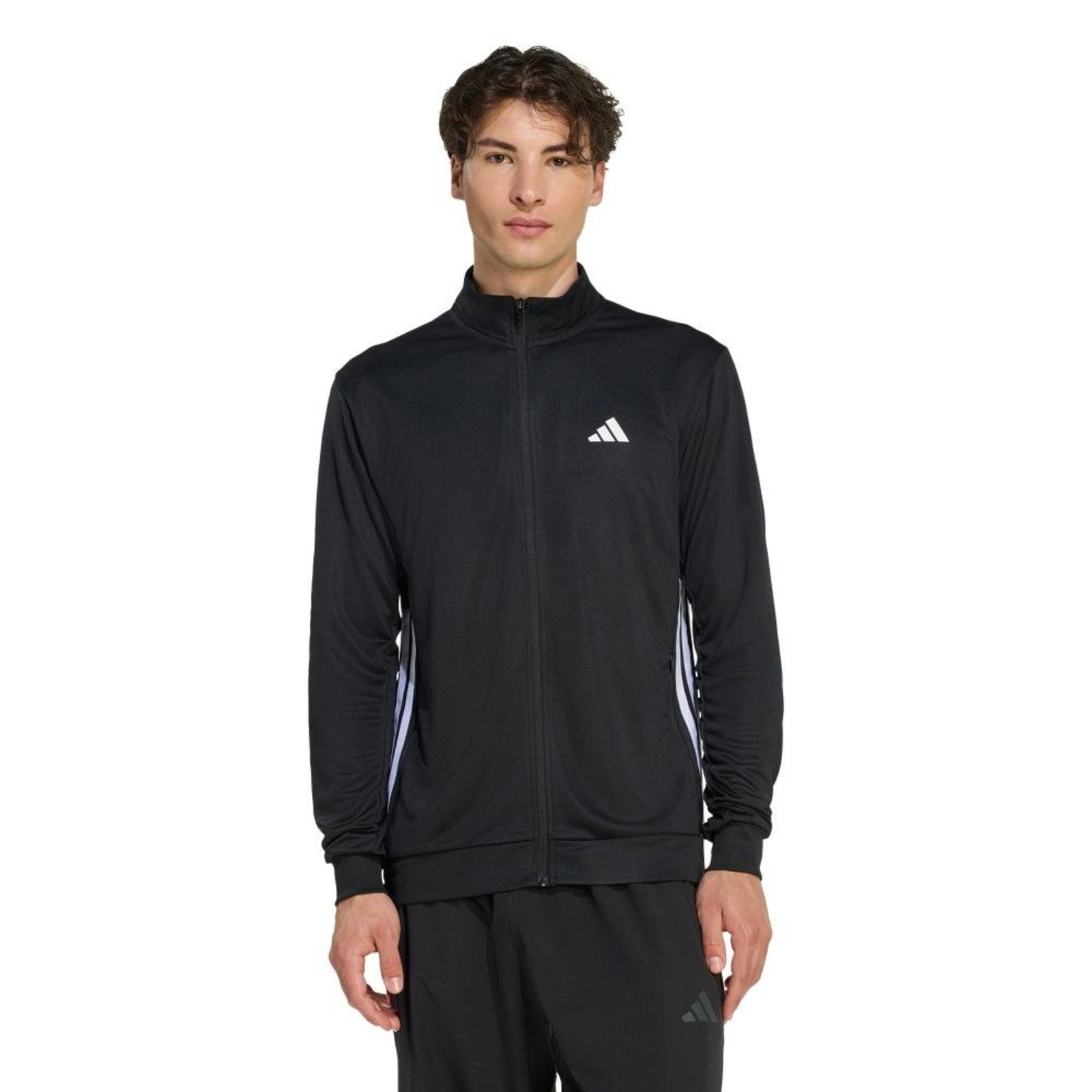 JAQUETA TRICOT WORKOUT ESSENTIALS ALL-SET adidas Performance Preto