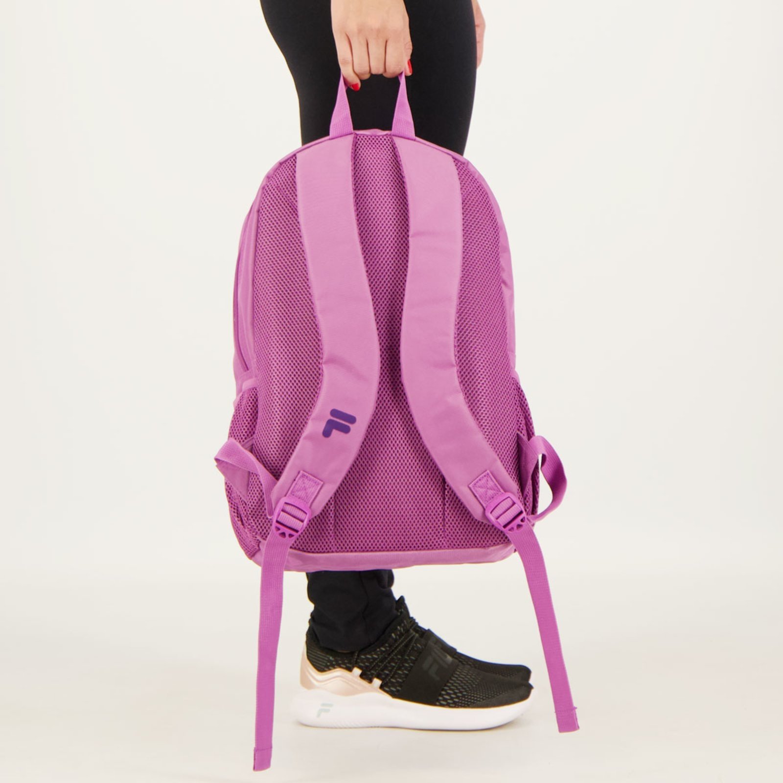 Vista 3 Mochila Fila 3D Roxa roxo Fila roxo