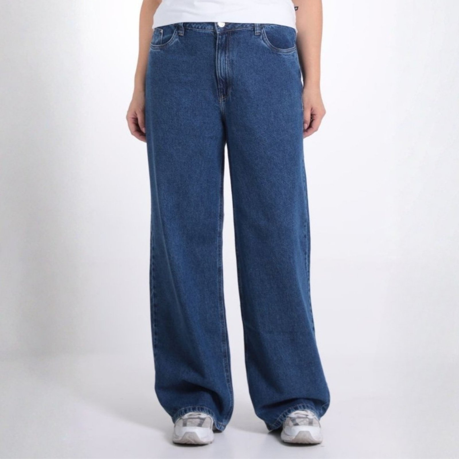 Calça Jeans Wide Leg Curvy Feminino Revanche Valáquia