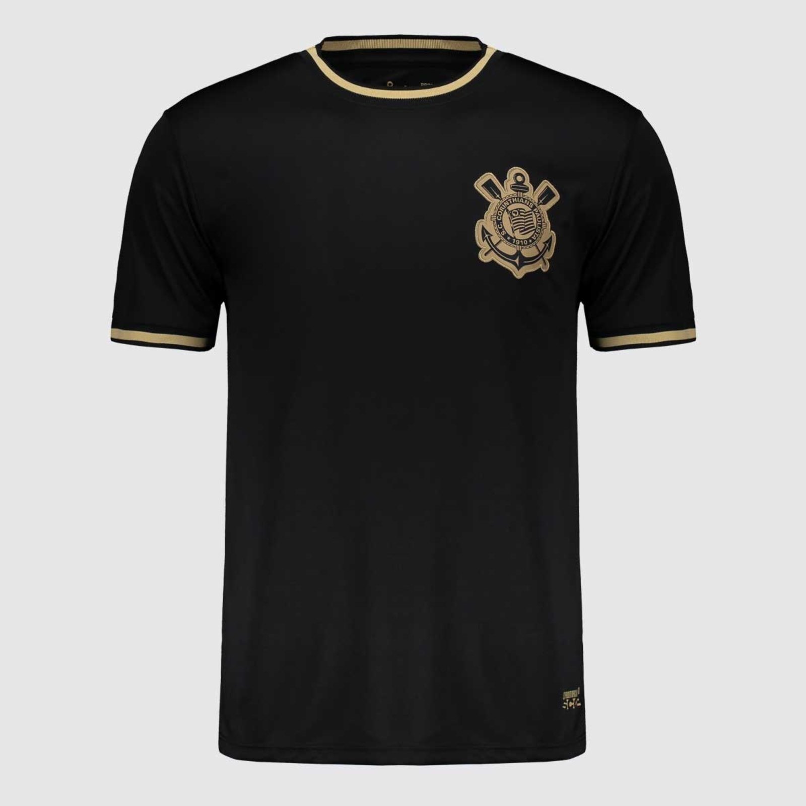 Camisa Corinthians Classic Preta e Dourada