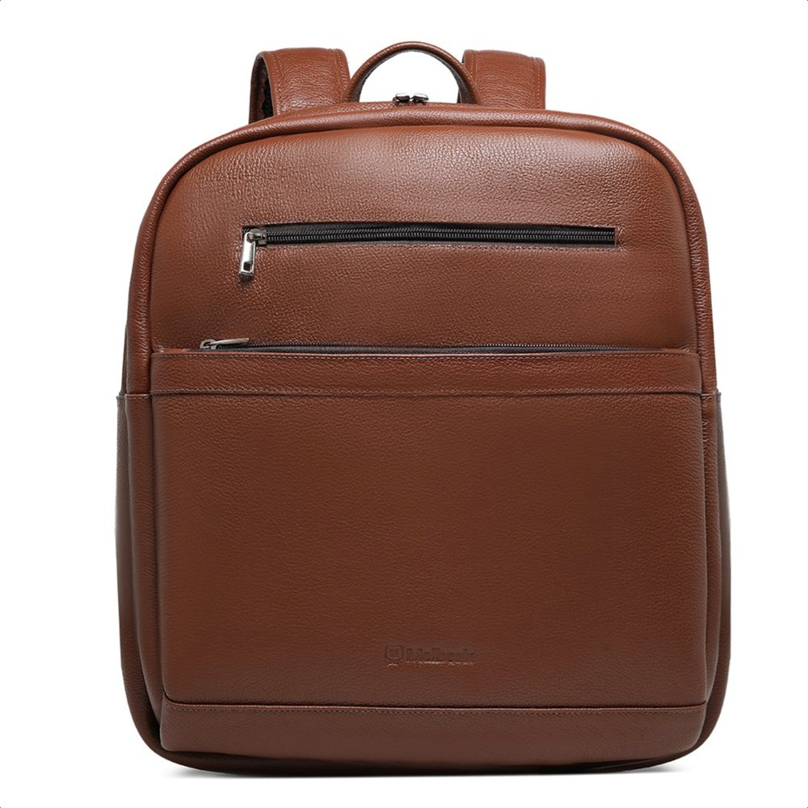 Mochila Executiva Malbork Couro Floater Whisky Para Notebook M2_W